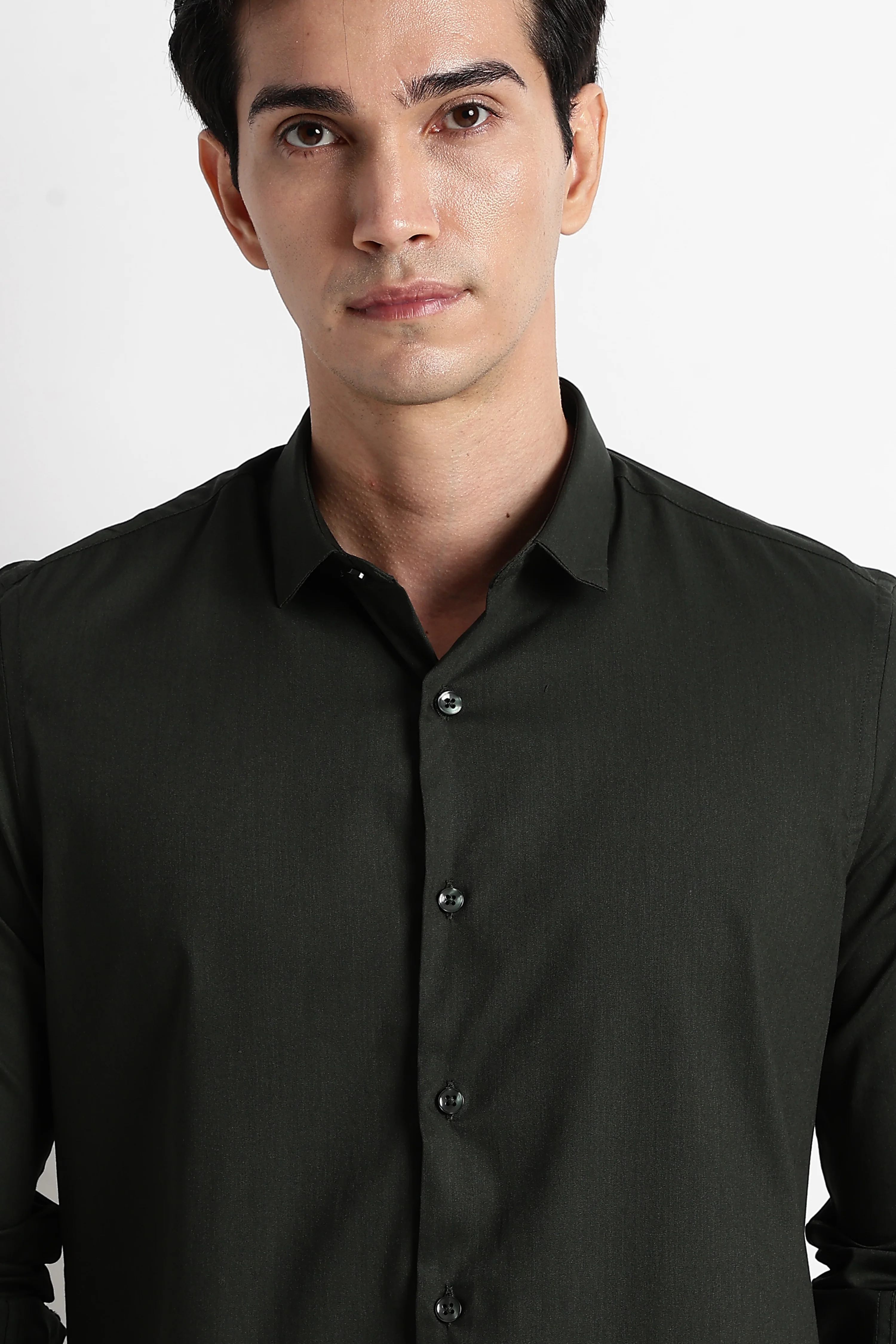 Men Essential Poly-Lycra Shirt - Image 8