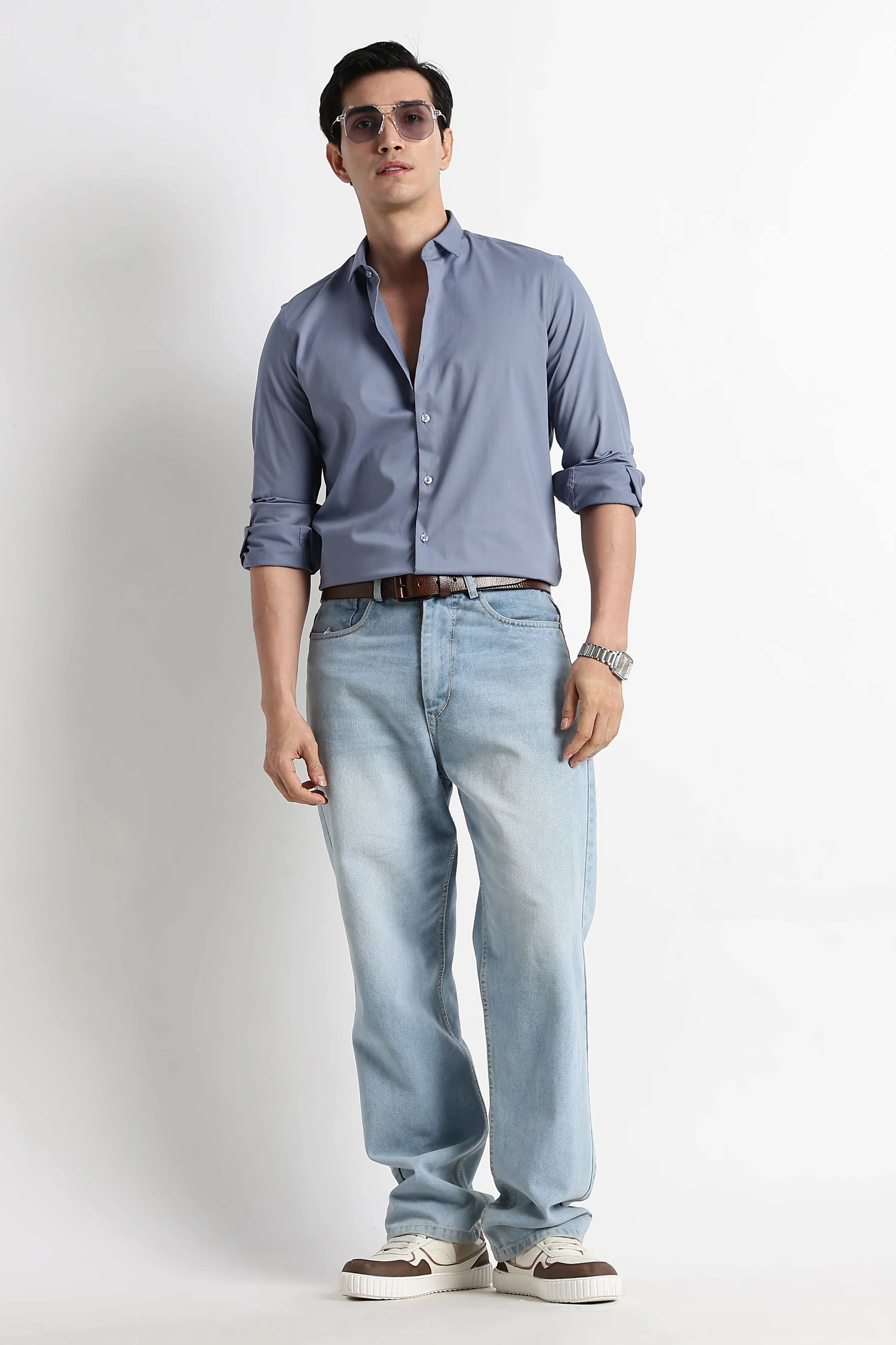 Men Essential Poly-Lycra Shirt - Image 7