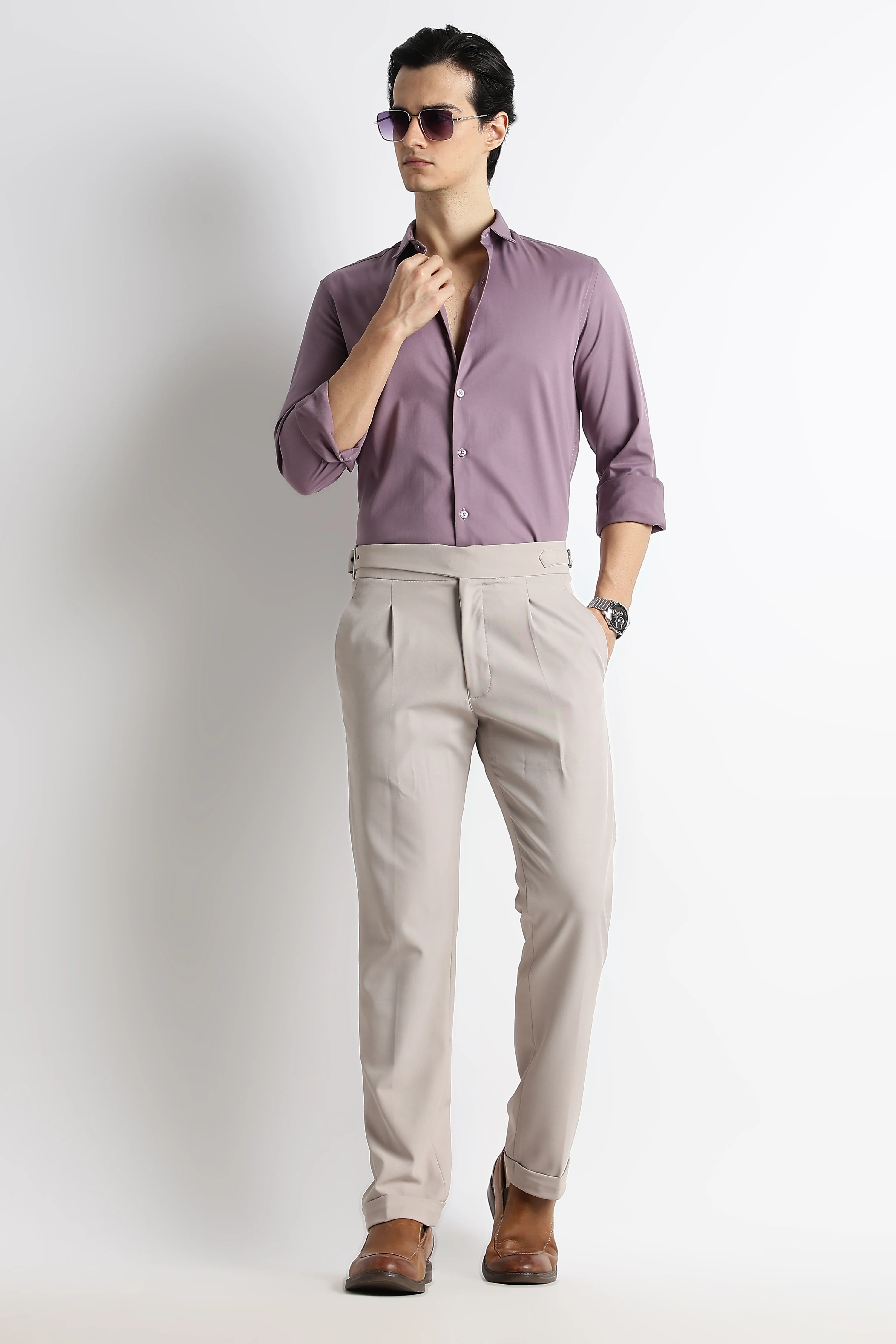 Men Essential Poly-Lycra Shirt - Image 10