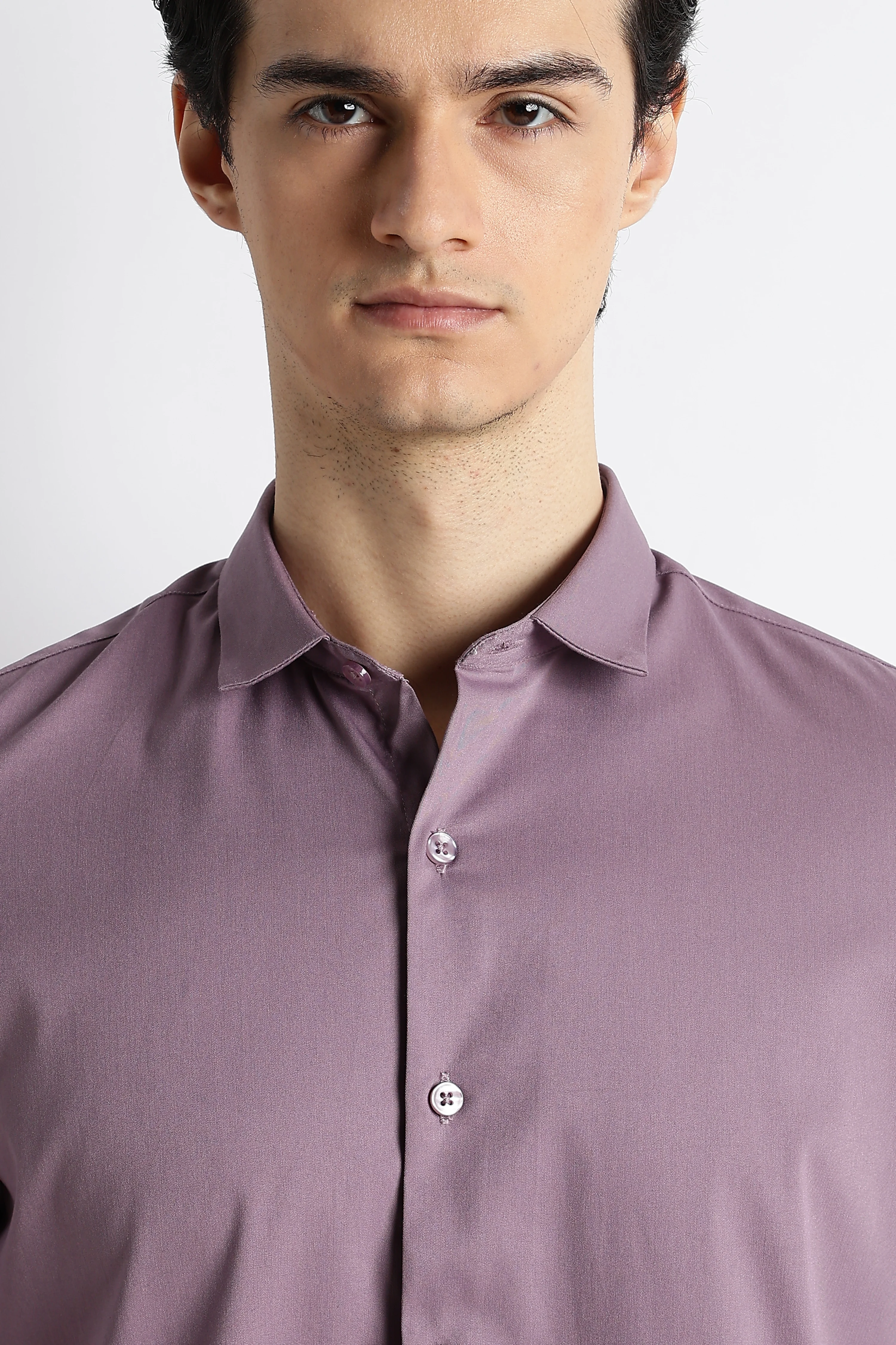 Men Essential Poly-Lycra Shirt - Image 2
