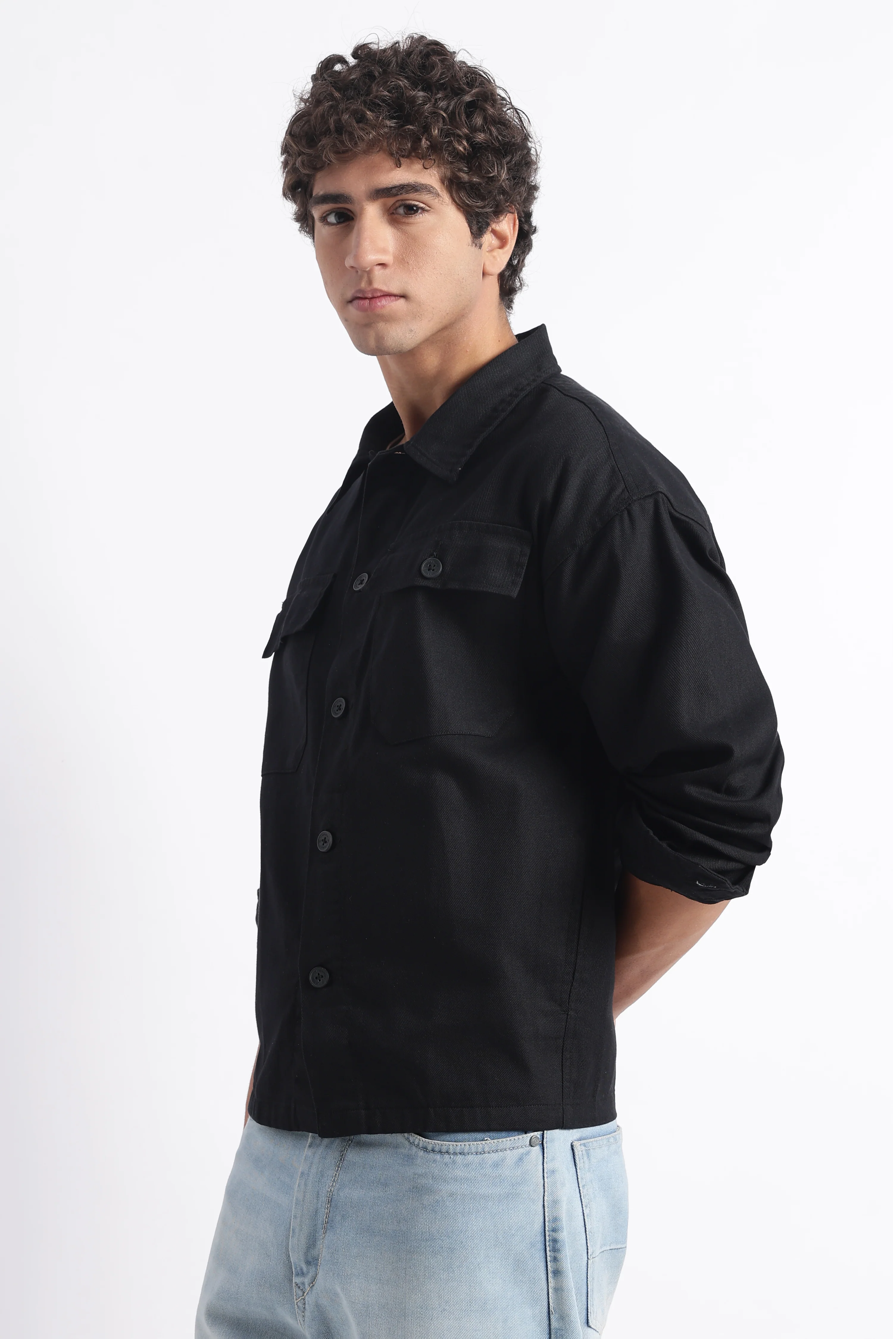 Men Everyday Layering Shacket - Image 5