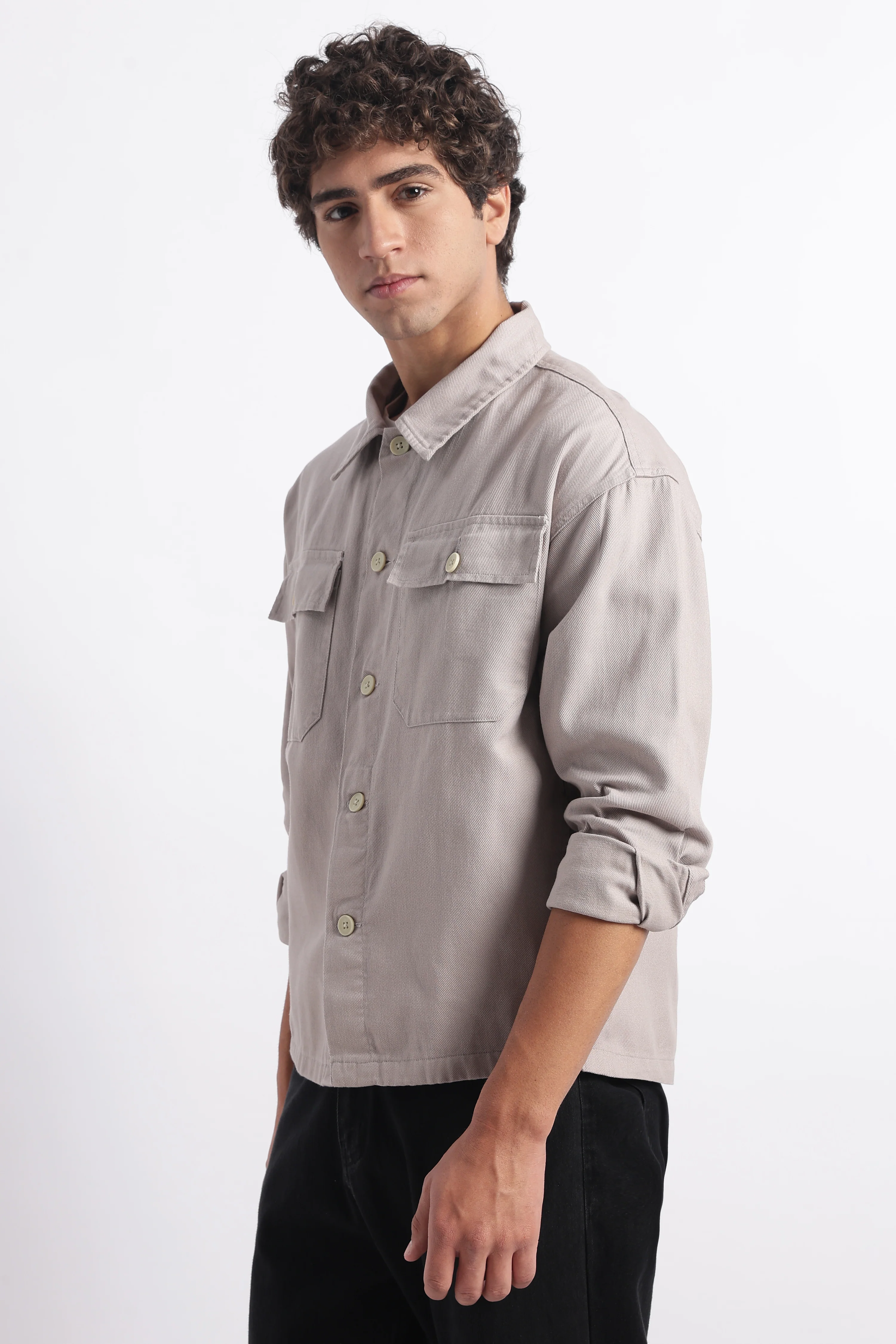 Men Everyday Layering Shacket - Image 4