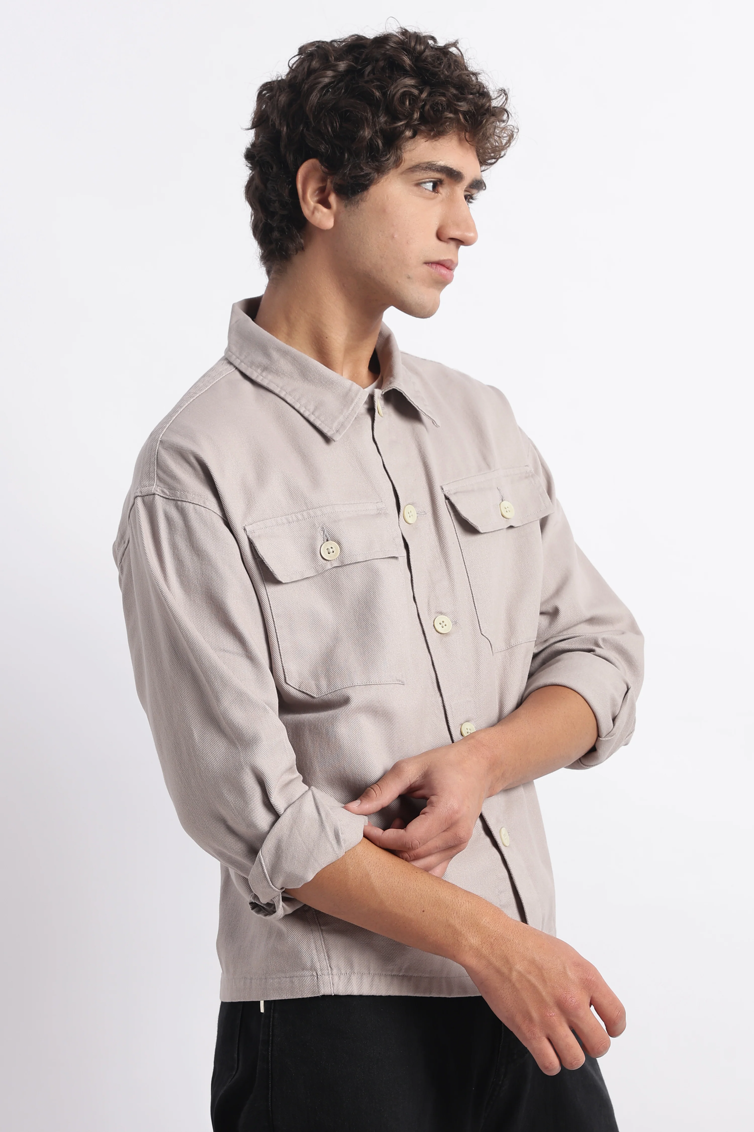 Men Everyday Layering Shacket - Image 5