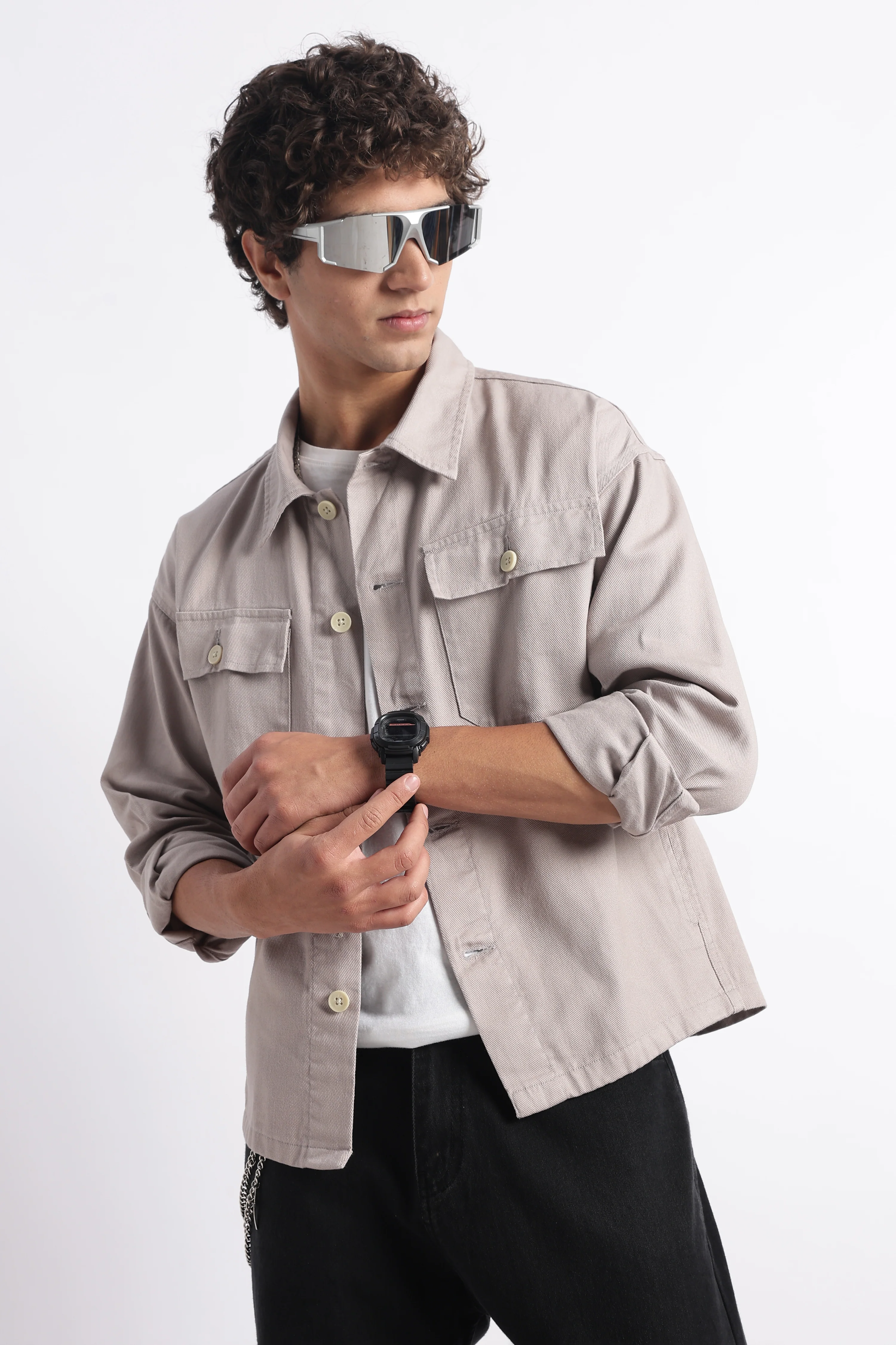 Men Everyday Layering Shacket - Image 7