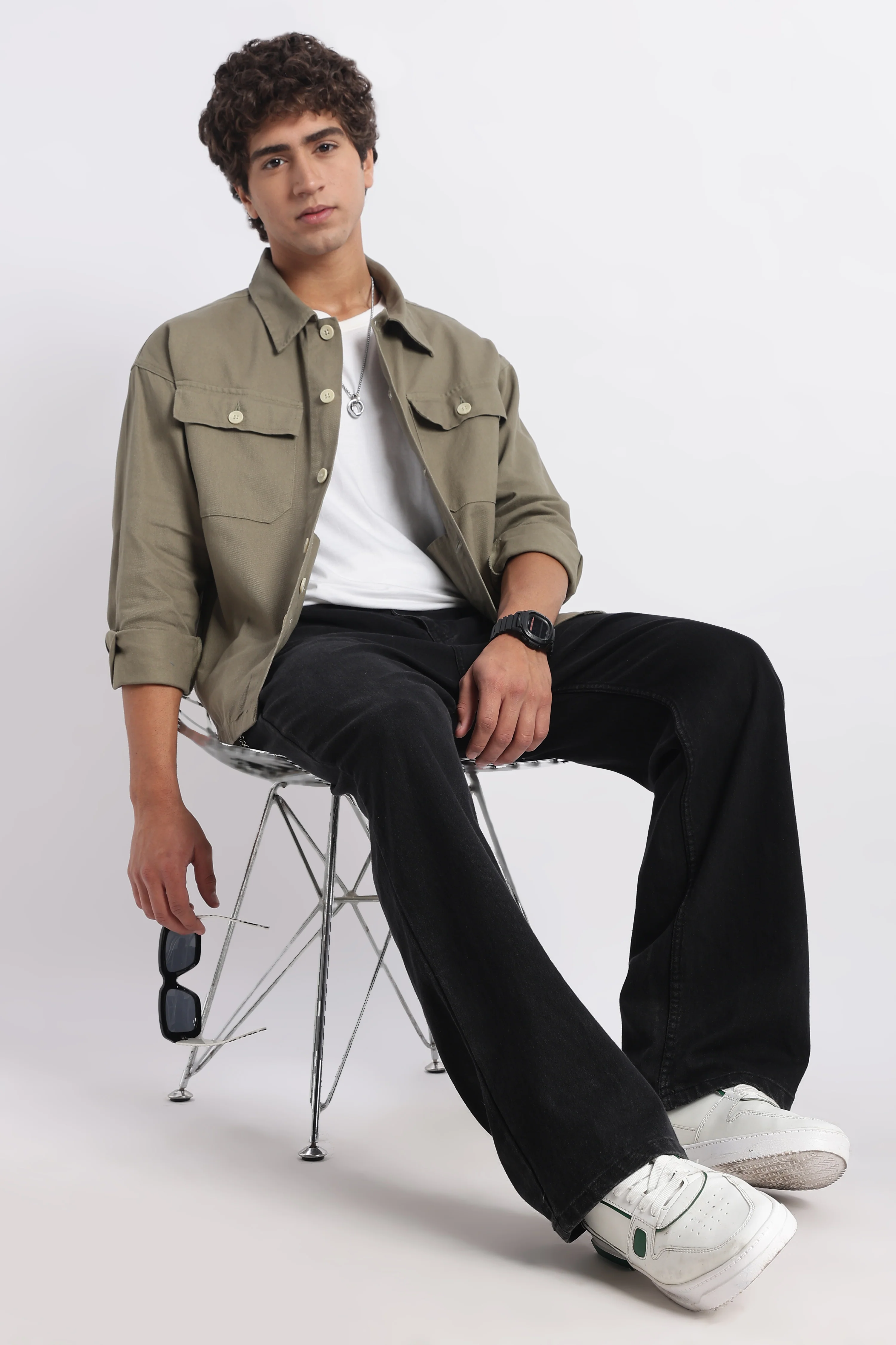 Men Everyday Layering Shacket - Image 2