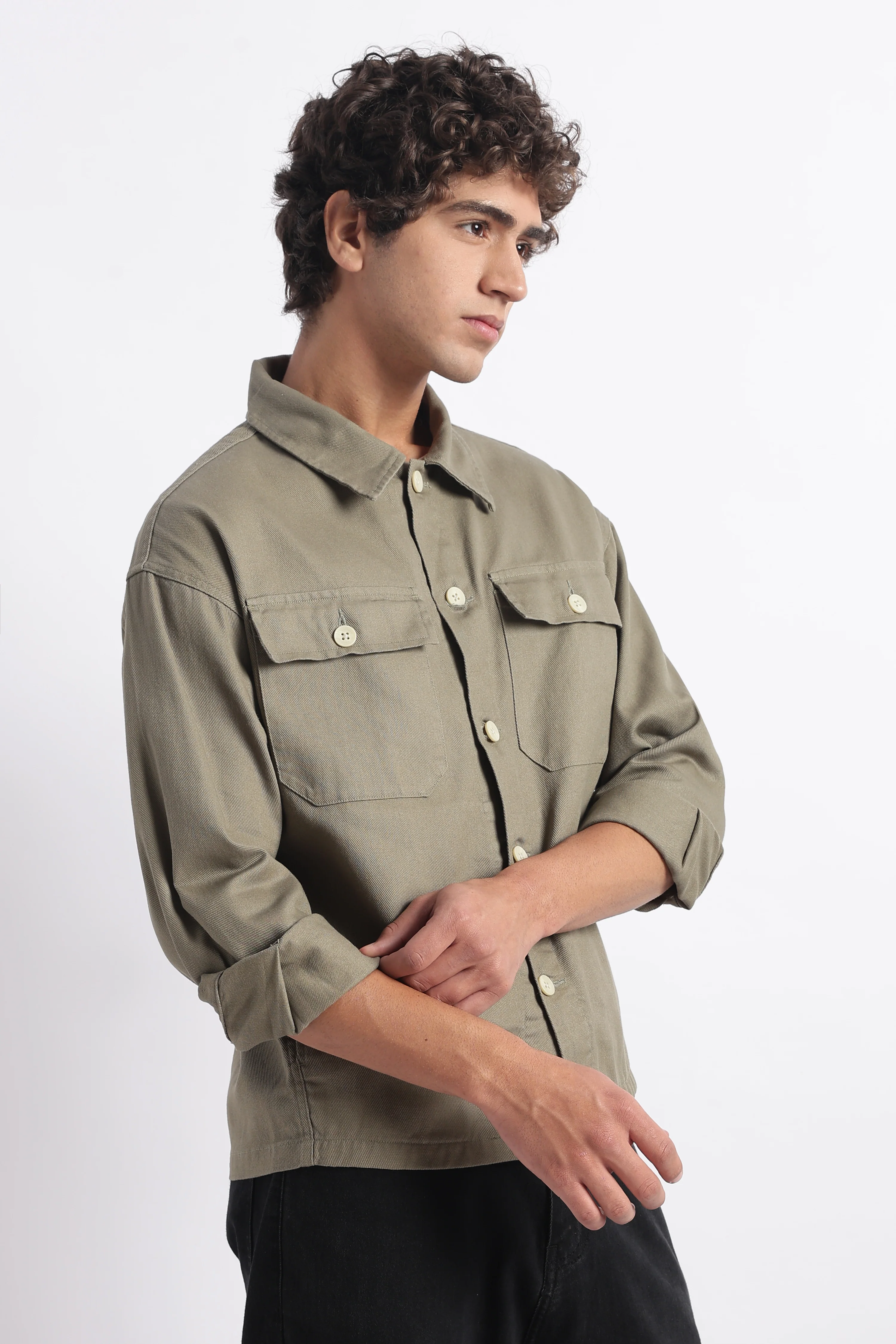 Men Everyday Layering Shacket - Image 4