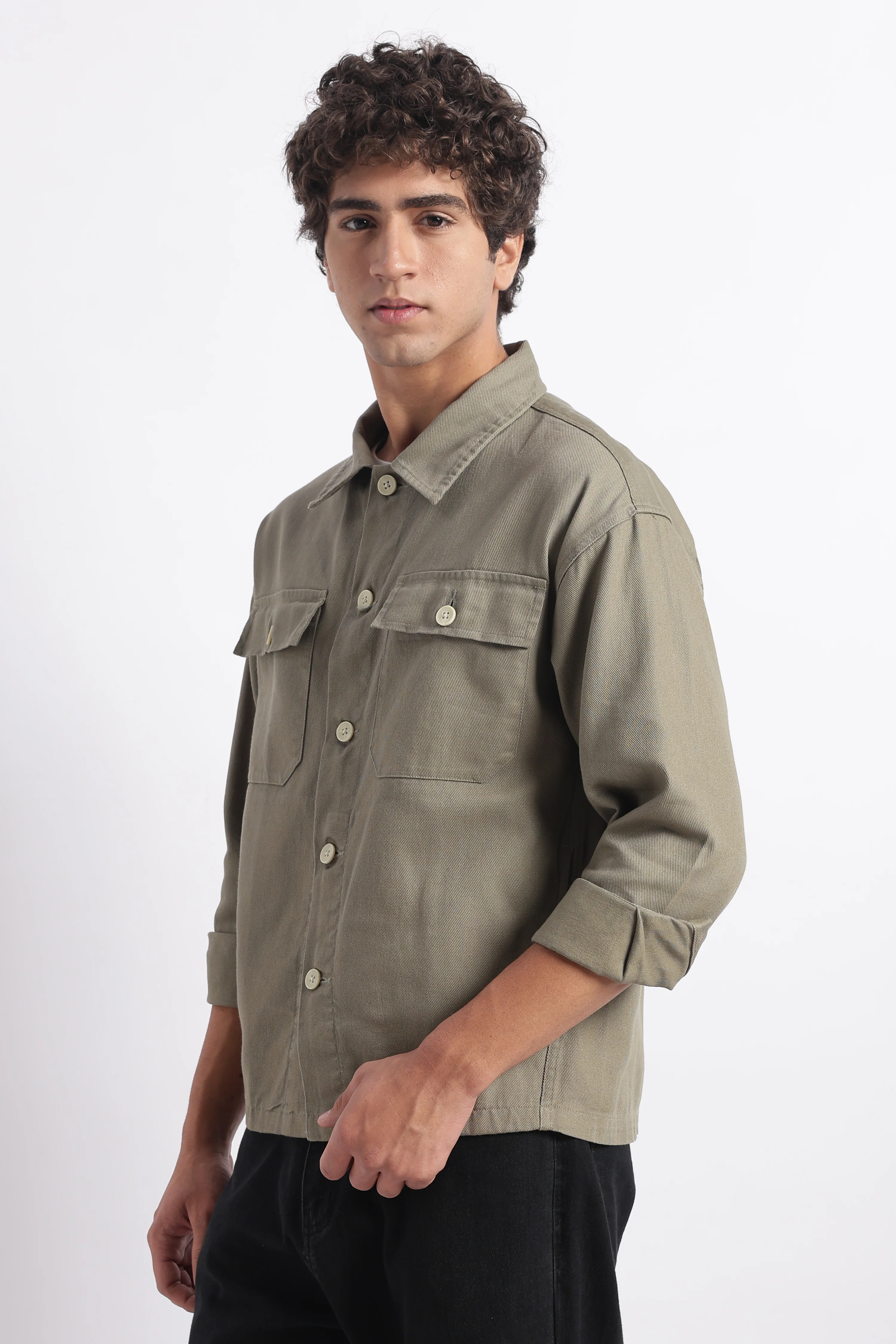 Men Everyday Layering Shacket - Image 5