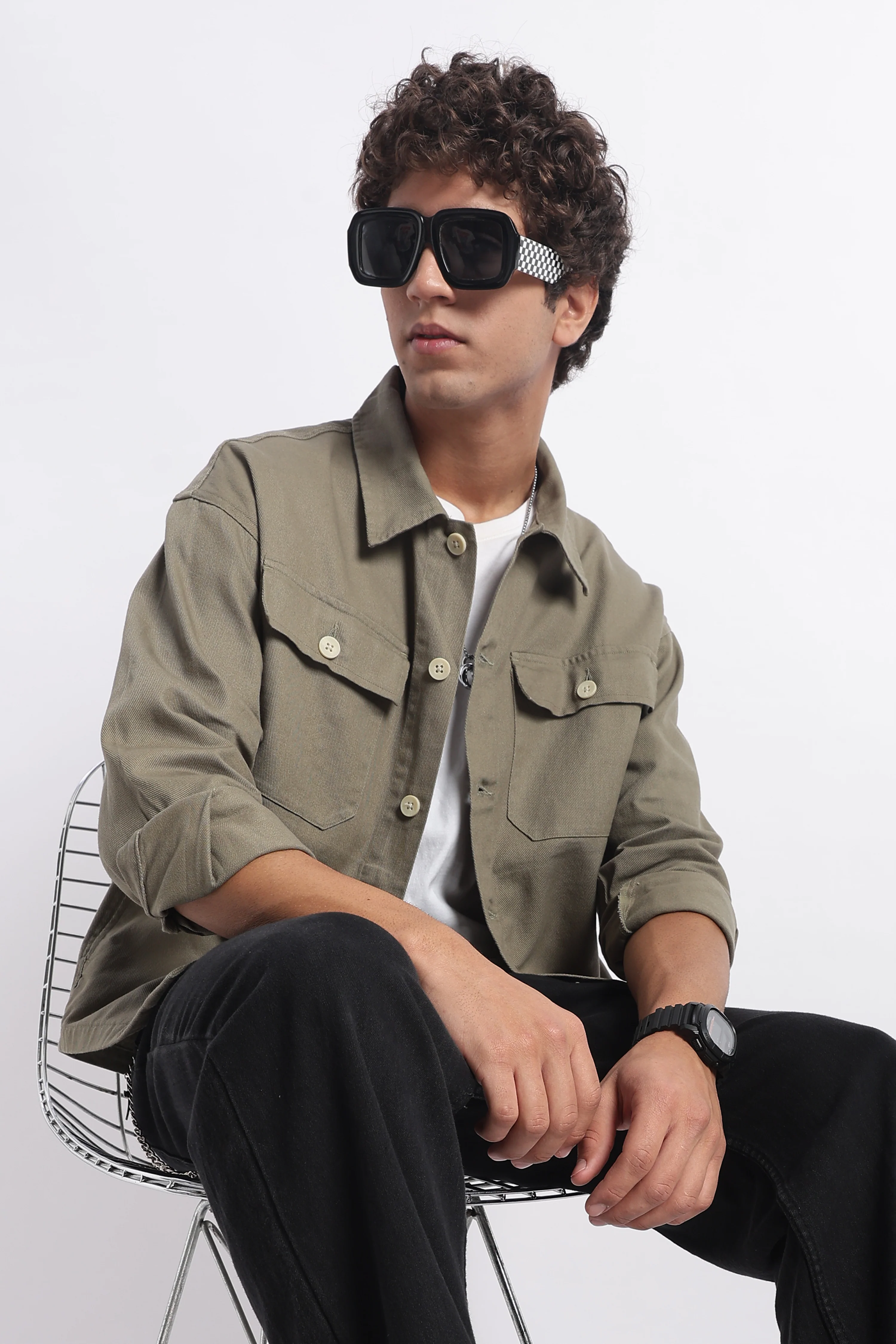 Men Everyday Layering Shacket - Image 7