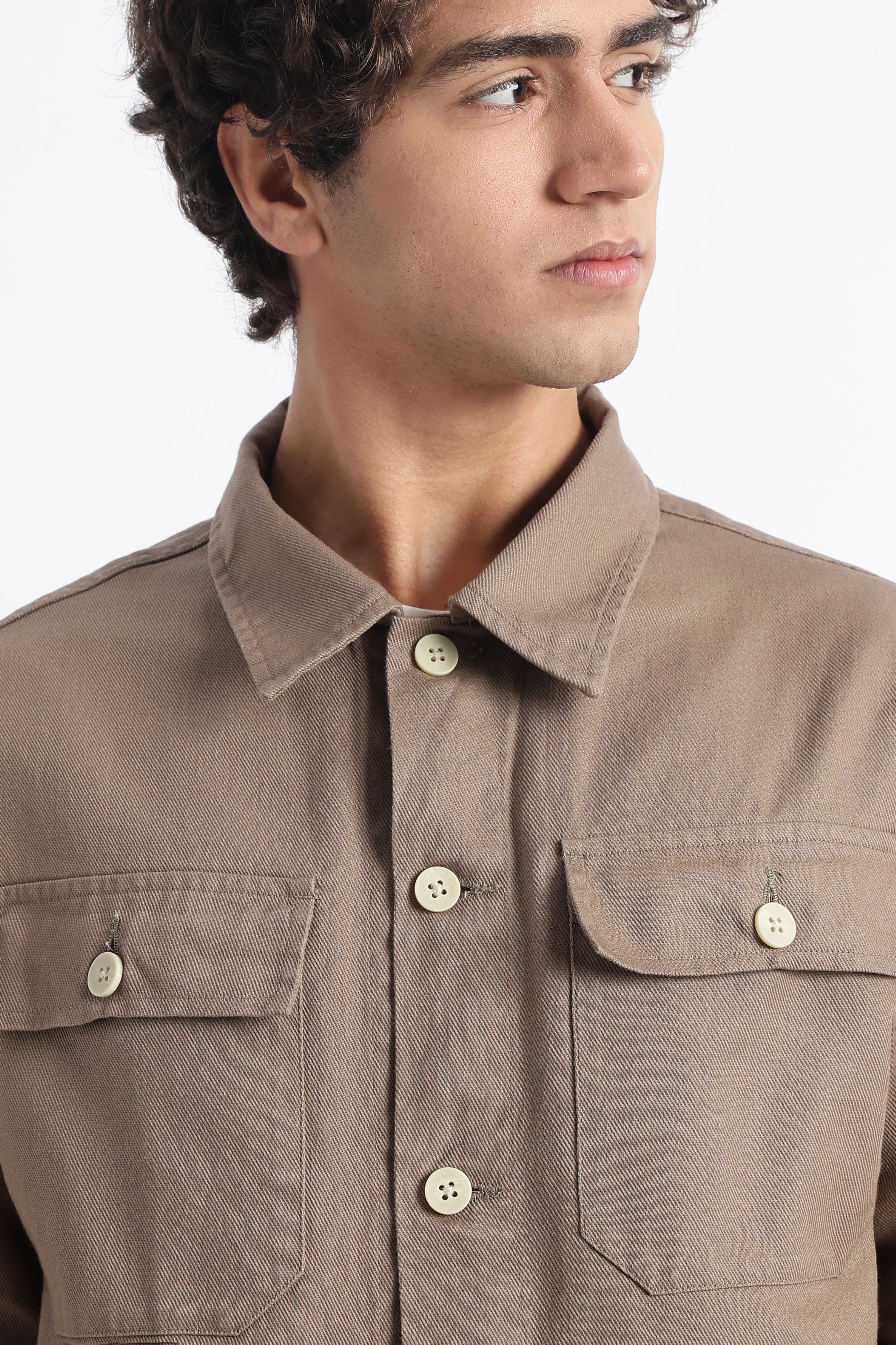 Men Everyday Layering Shacket - Image 3