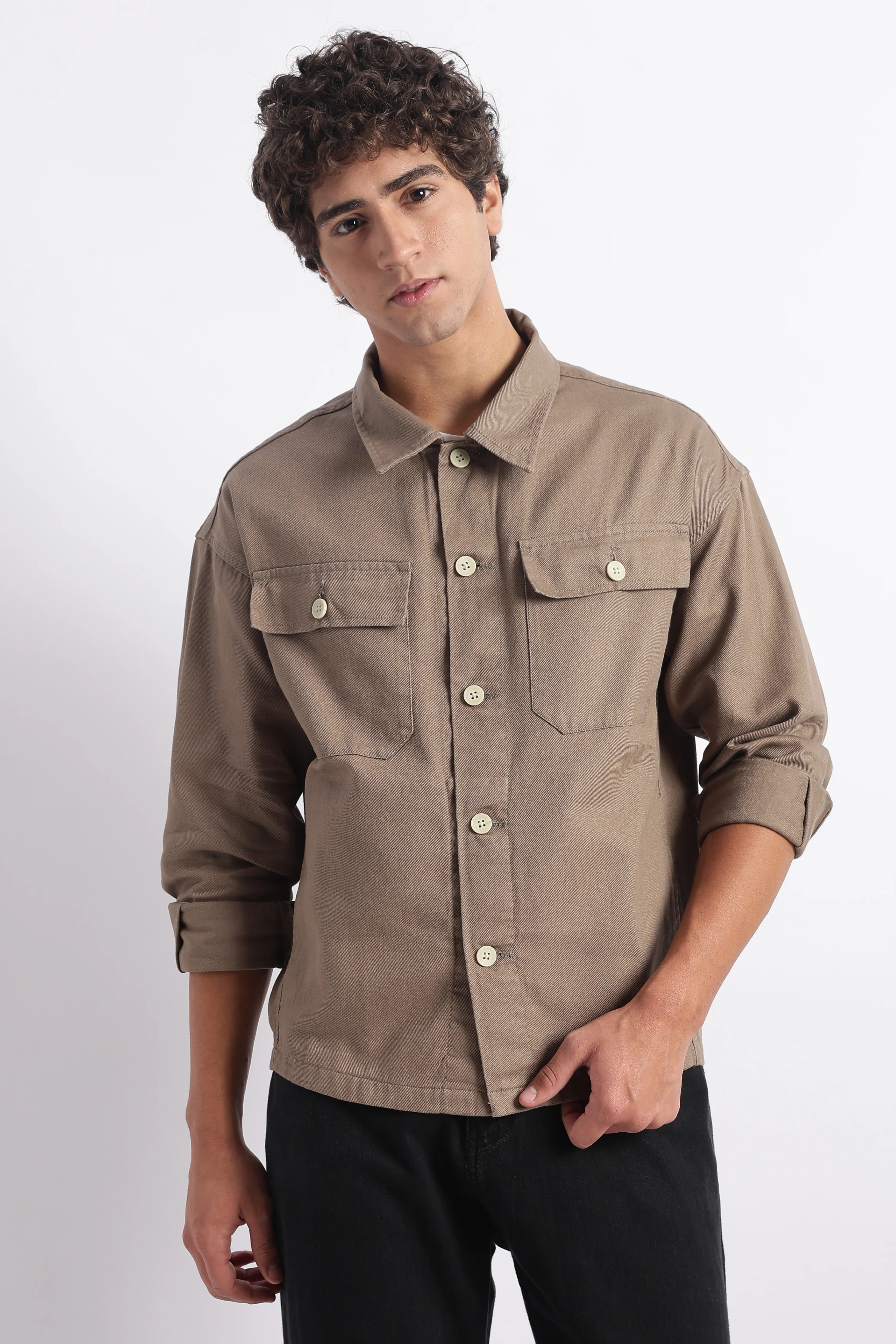 Men Everyday Layering Shacket - Image 4
