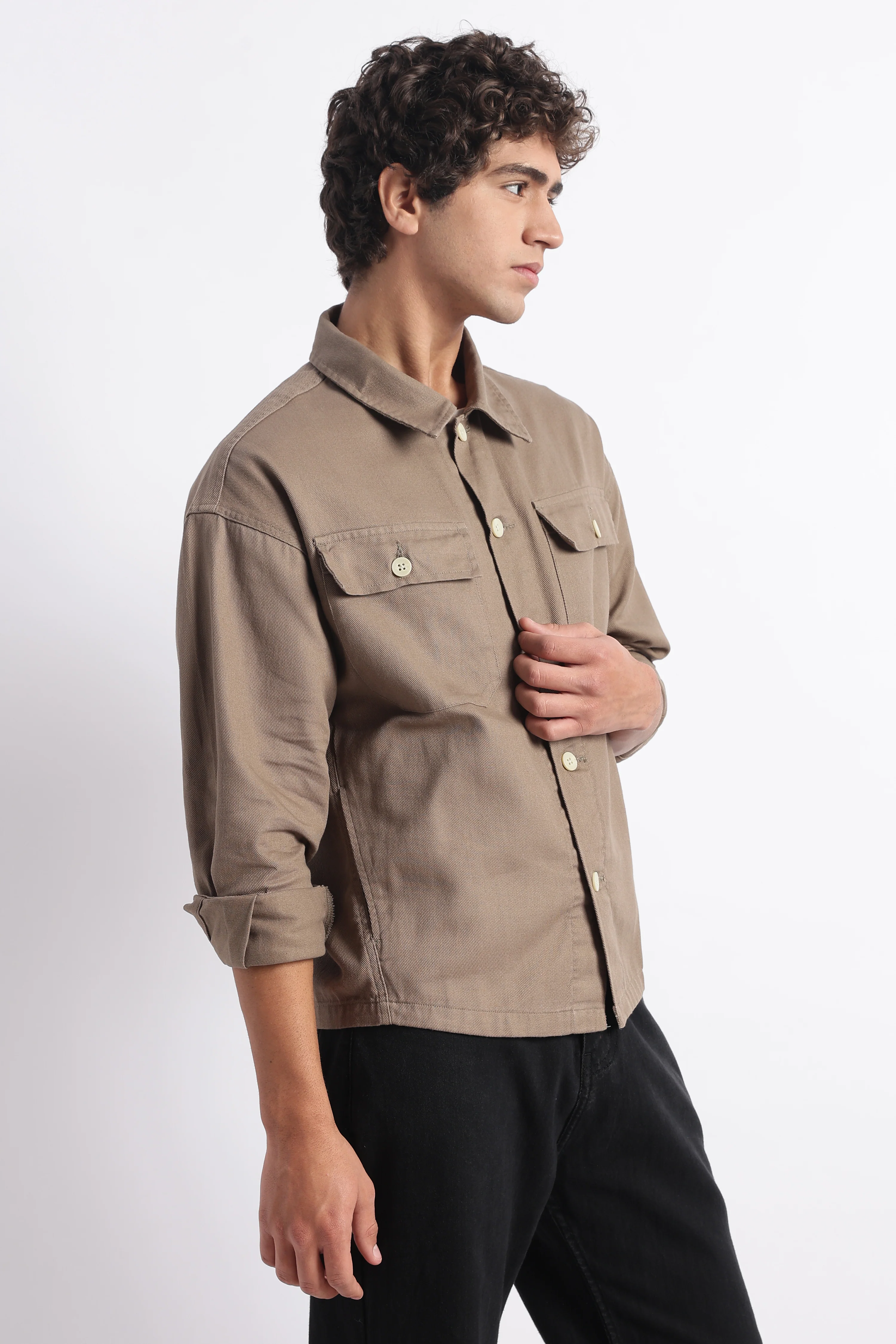 Men Everyday Layering Shacket - Image 6