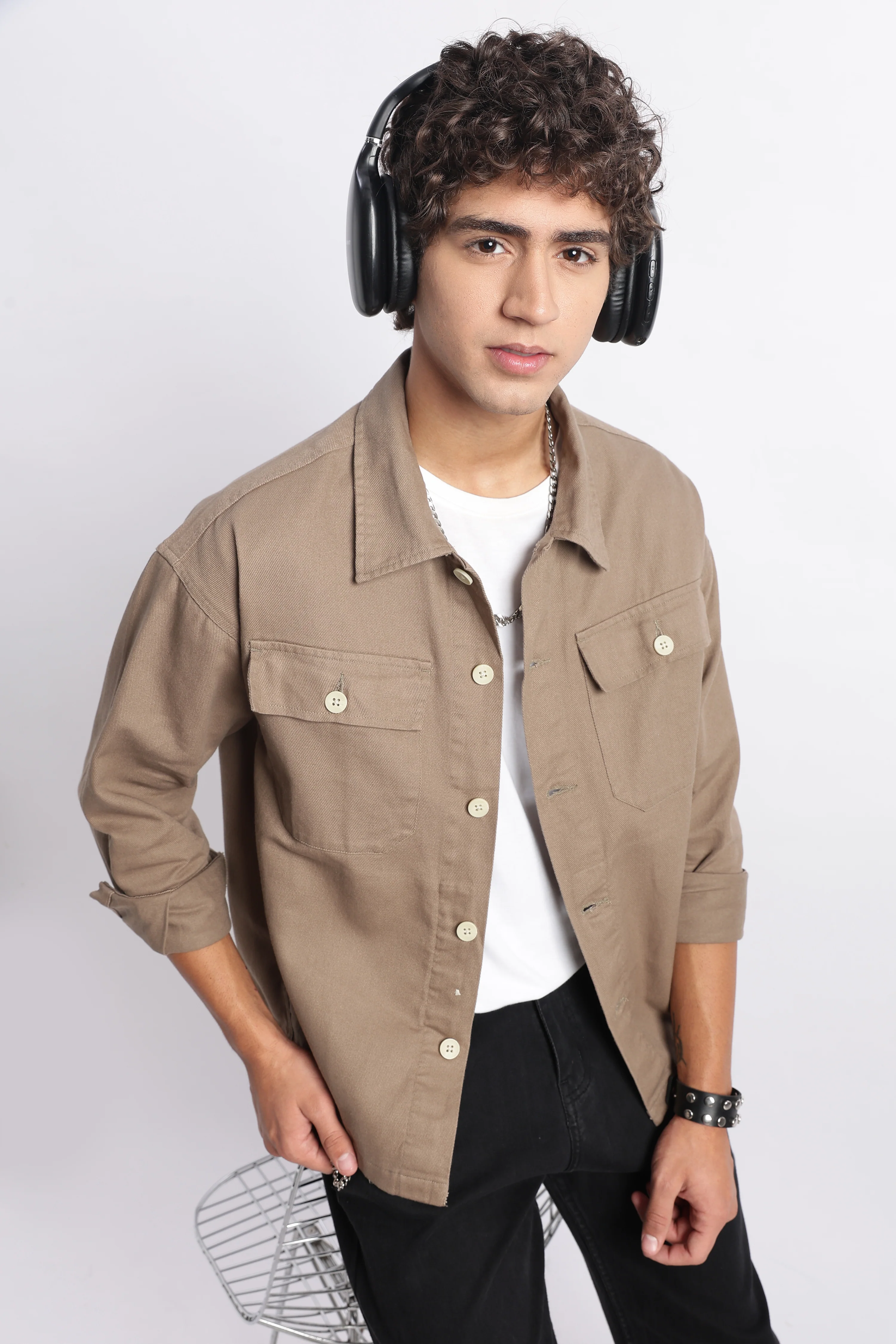 Men Everyday Layering Shacket - Image 8