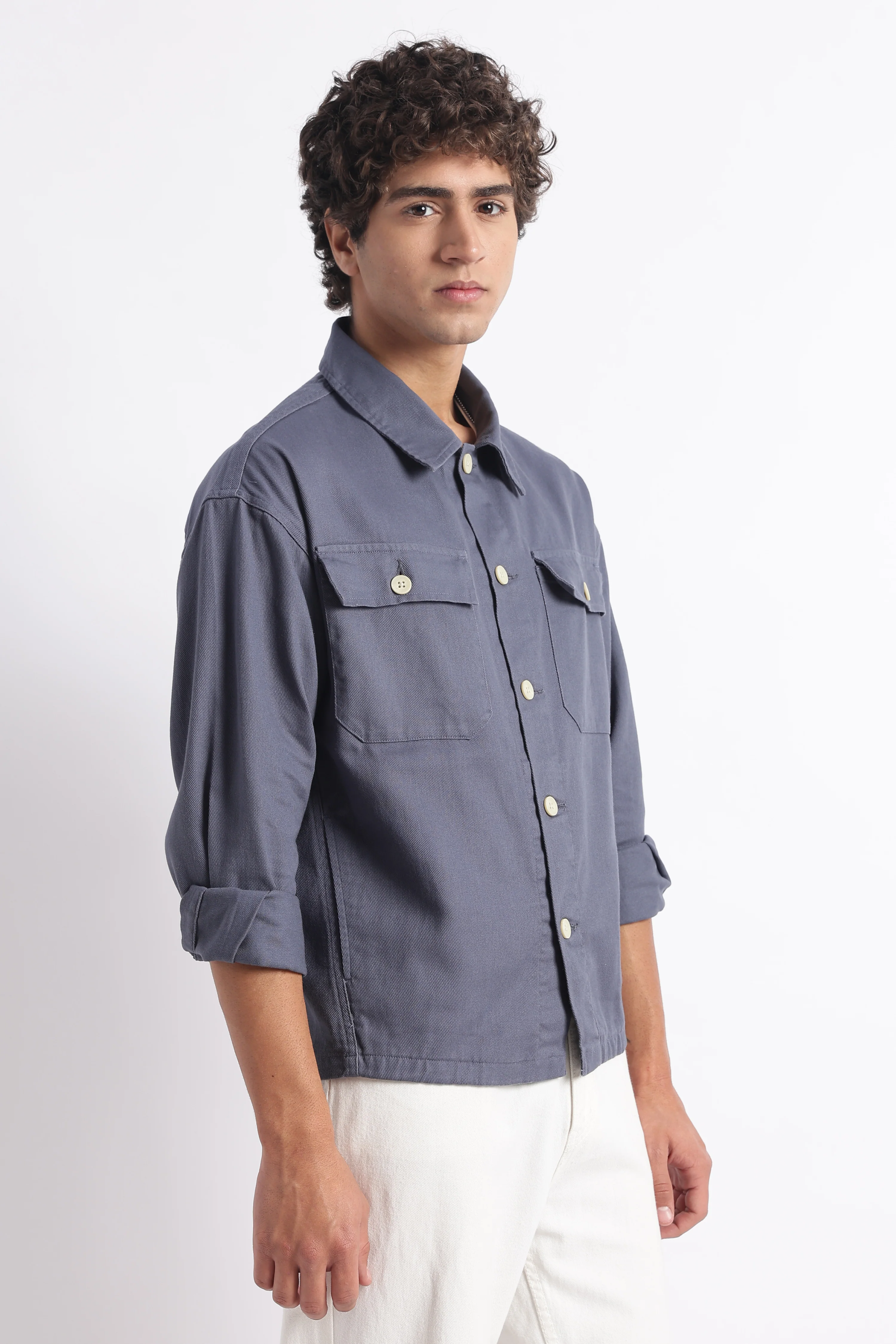Men Everyday Layering Shacket - Image 2