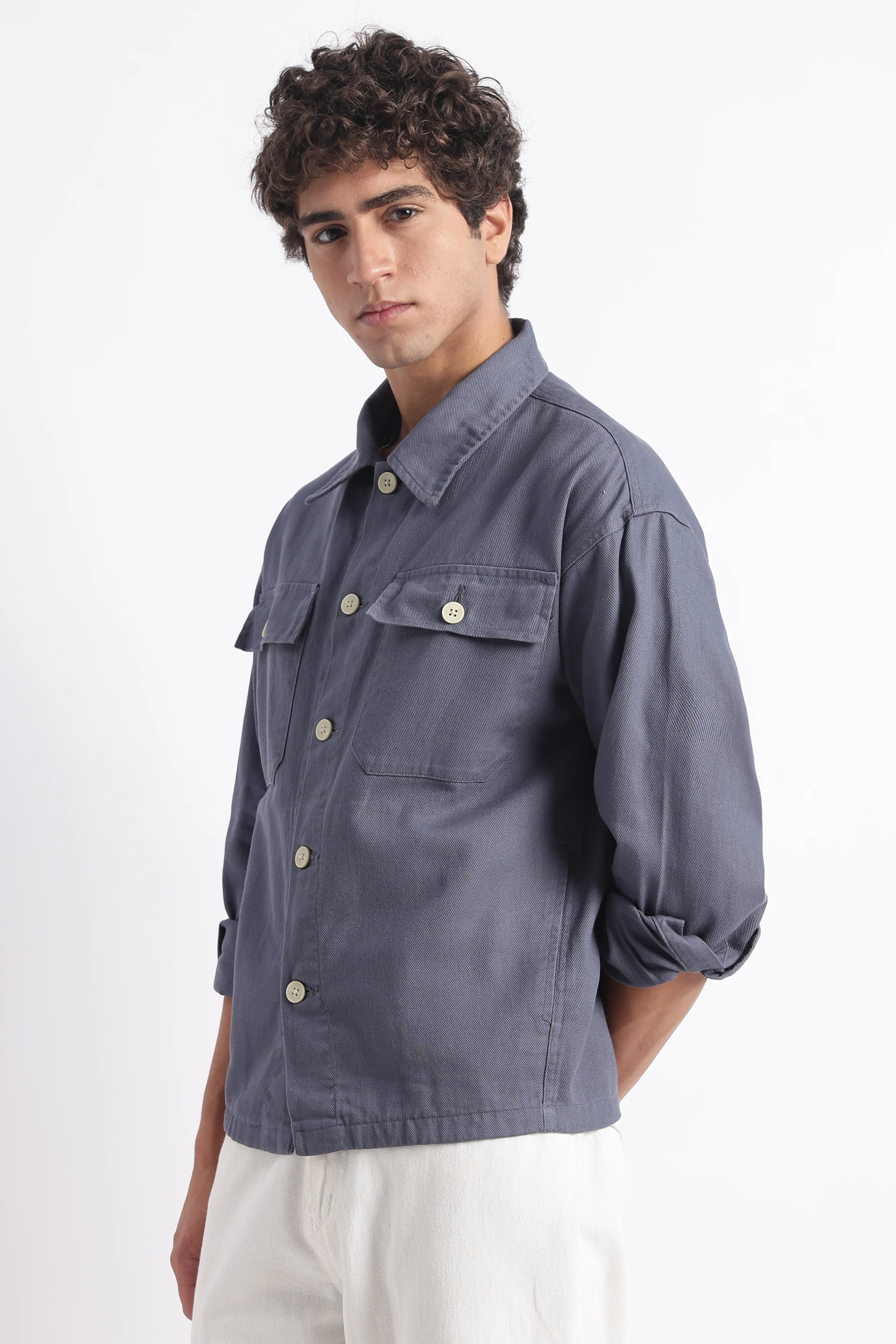 Men Everyday Layering Shacket - Image 3