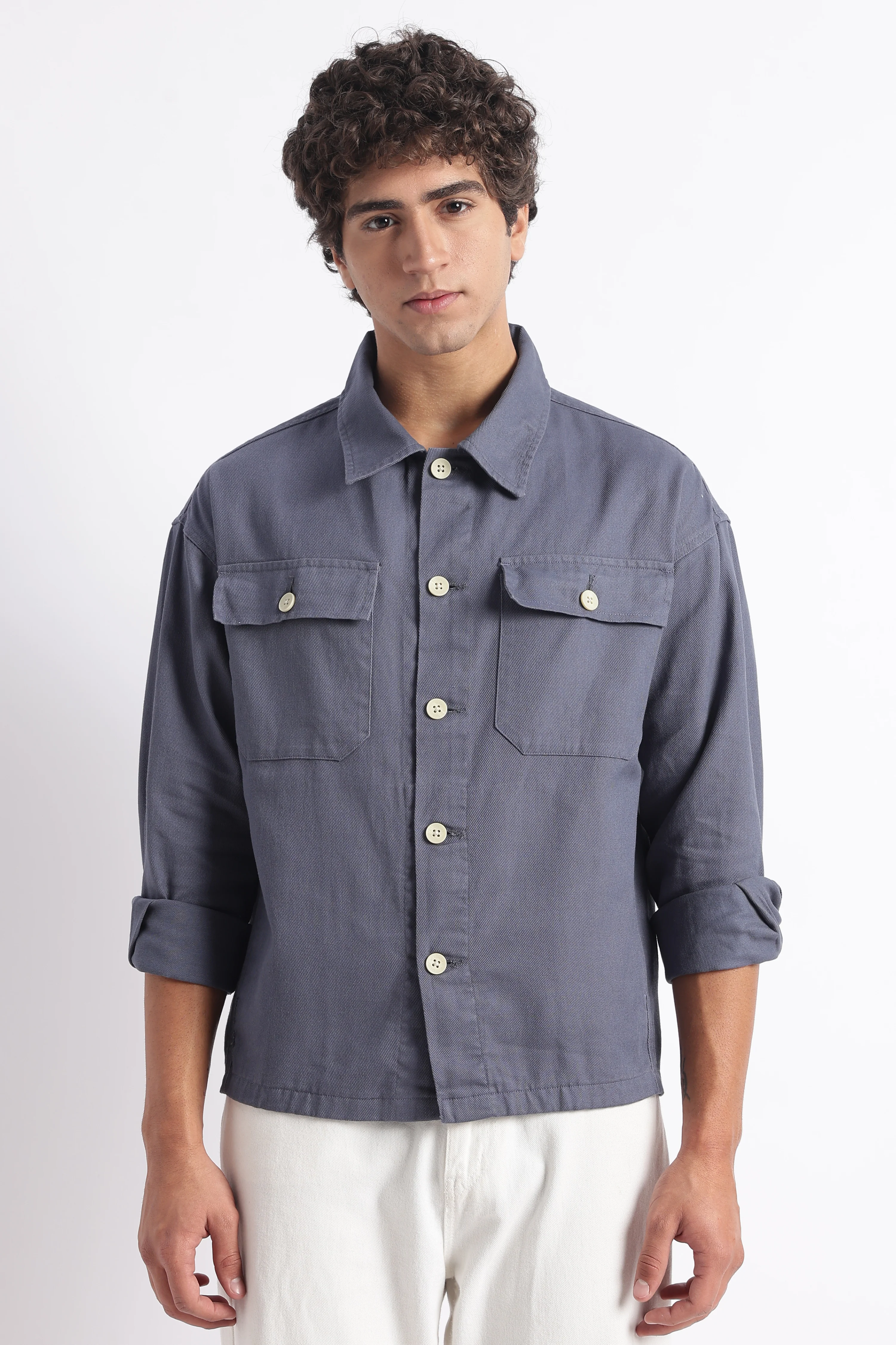 Men Everyday Layering Shacket - Image 9