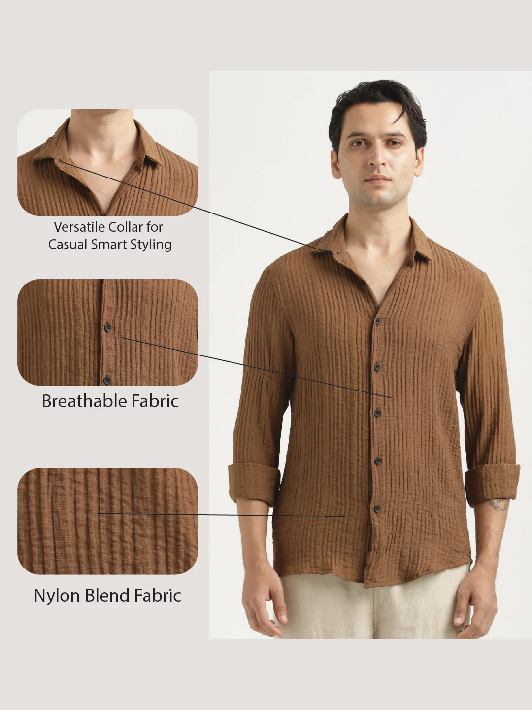 Men FeatherLite Nylon Shirt - Image 2