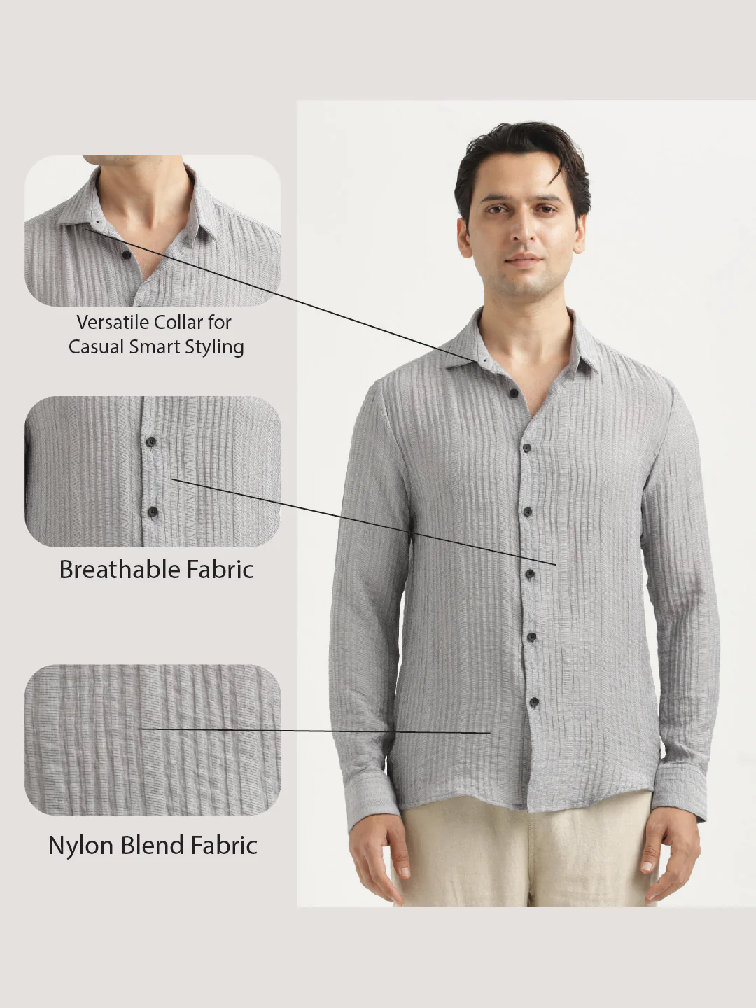 Men FeatherLite Nylon Shirt - Image 2