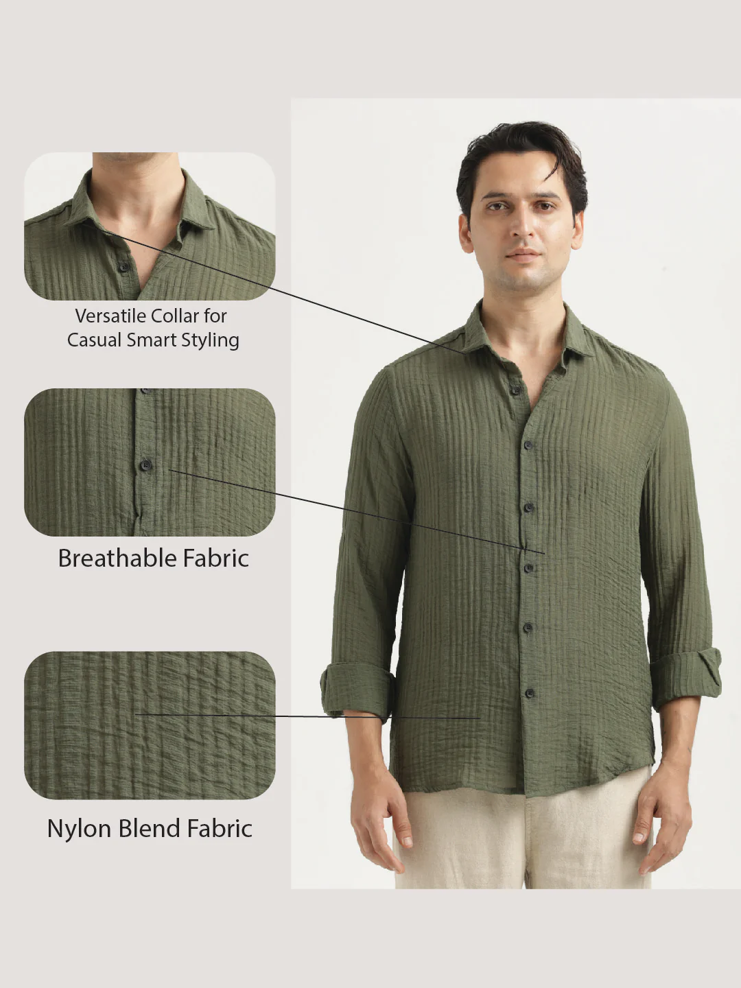 Men FeatherLite Nylon Shirt - Image 2