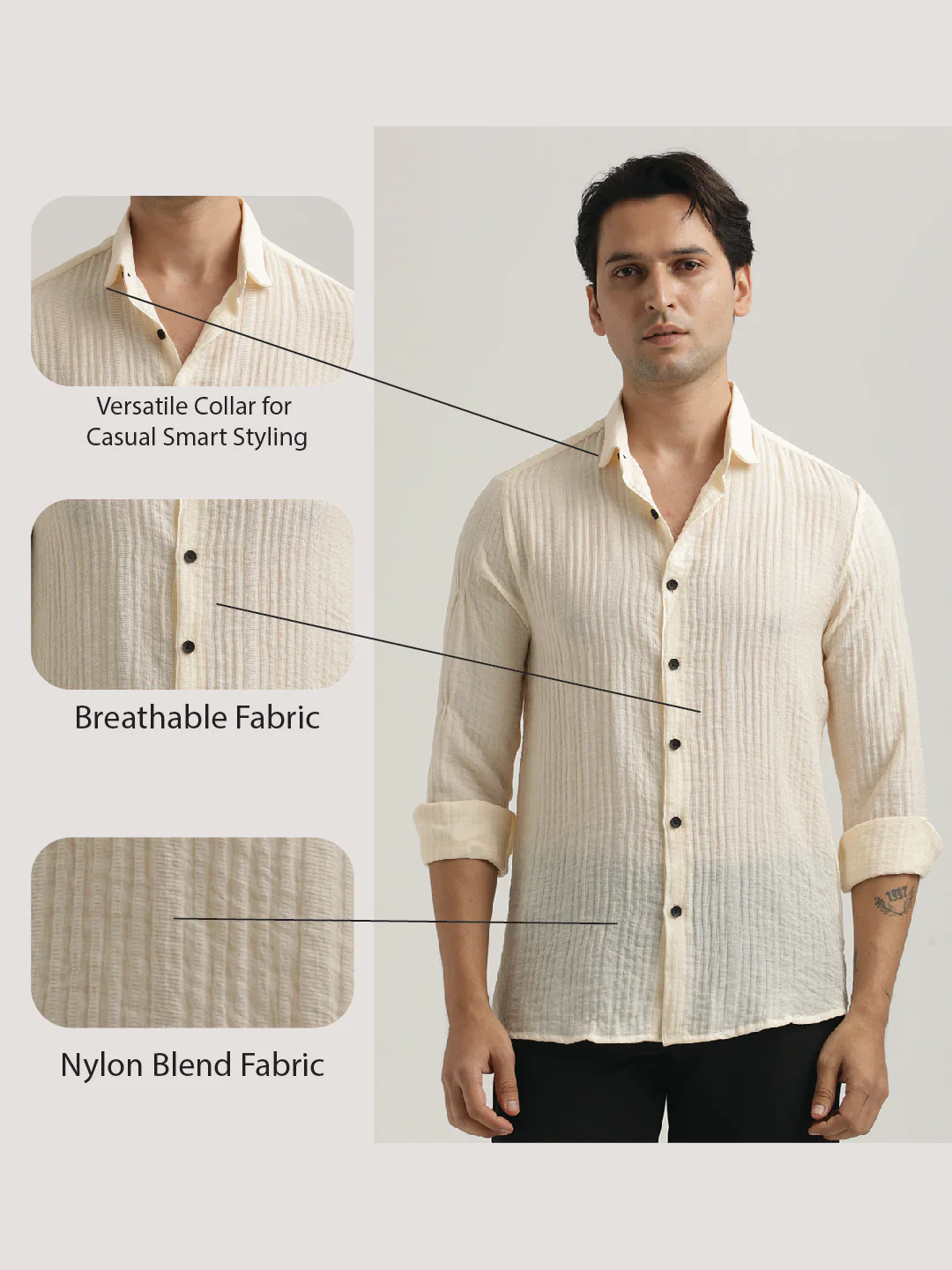 Men FeatherLite Nylon Shirt - Image 2