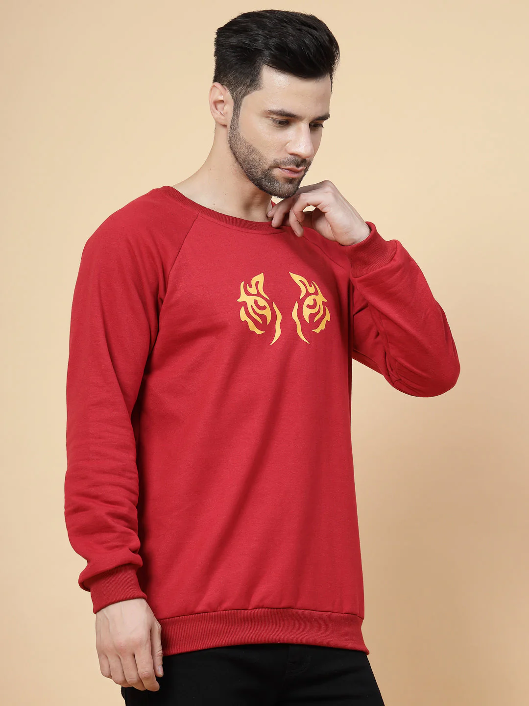 Men Fierce Oversized Fleece Sweatshirt - Image 3