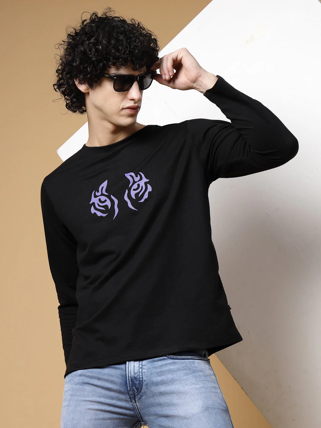Men Fierce Tiger Oversized Tee - Image 5