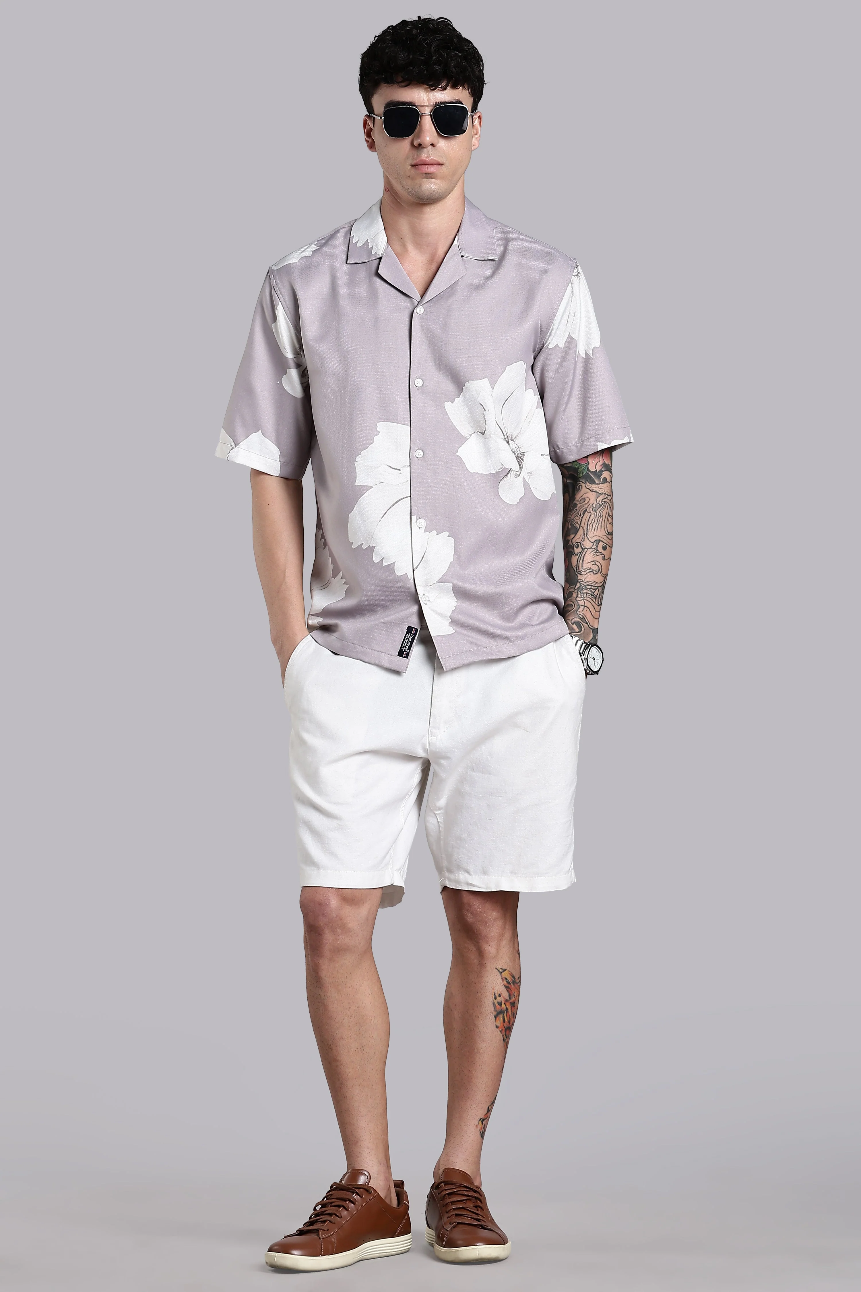 Men Fiero Black Abstract Shirt - Image 5