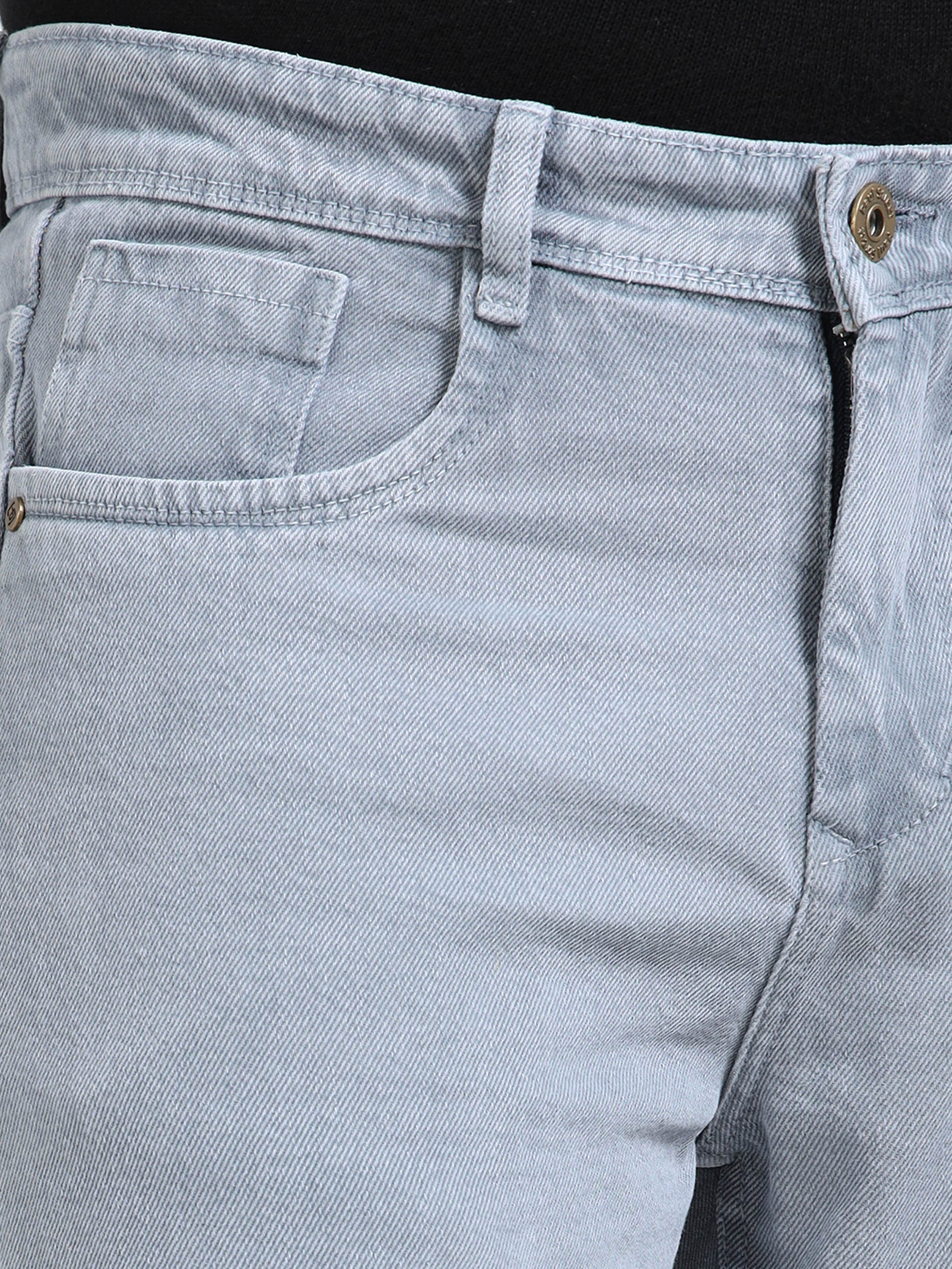 Men Forge Grey Relaxed Fit Jeans - Image 5