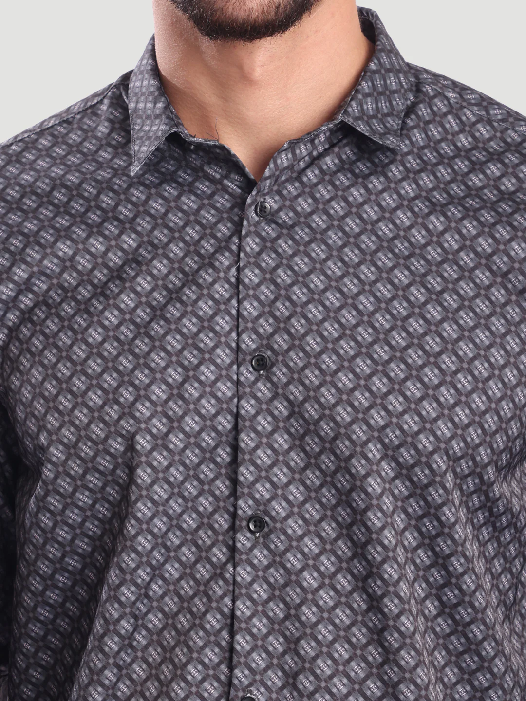 Men Green Abrstact Print Casual Shirt - Image 4