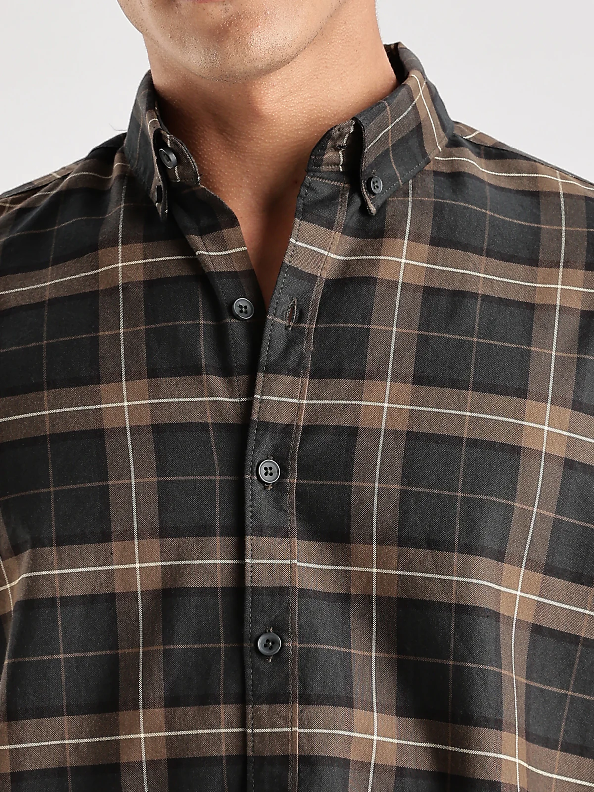 Men Green Casual Shirt - Image 2