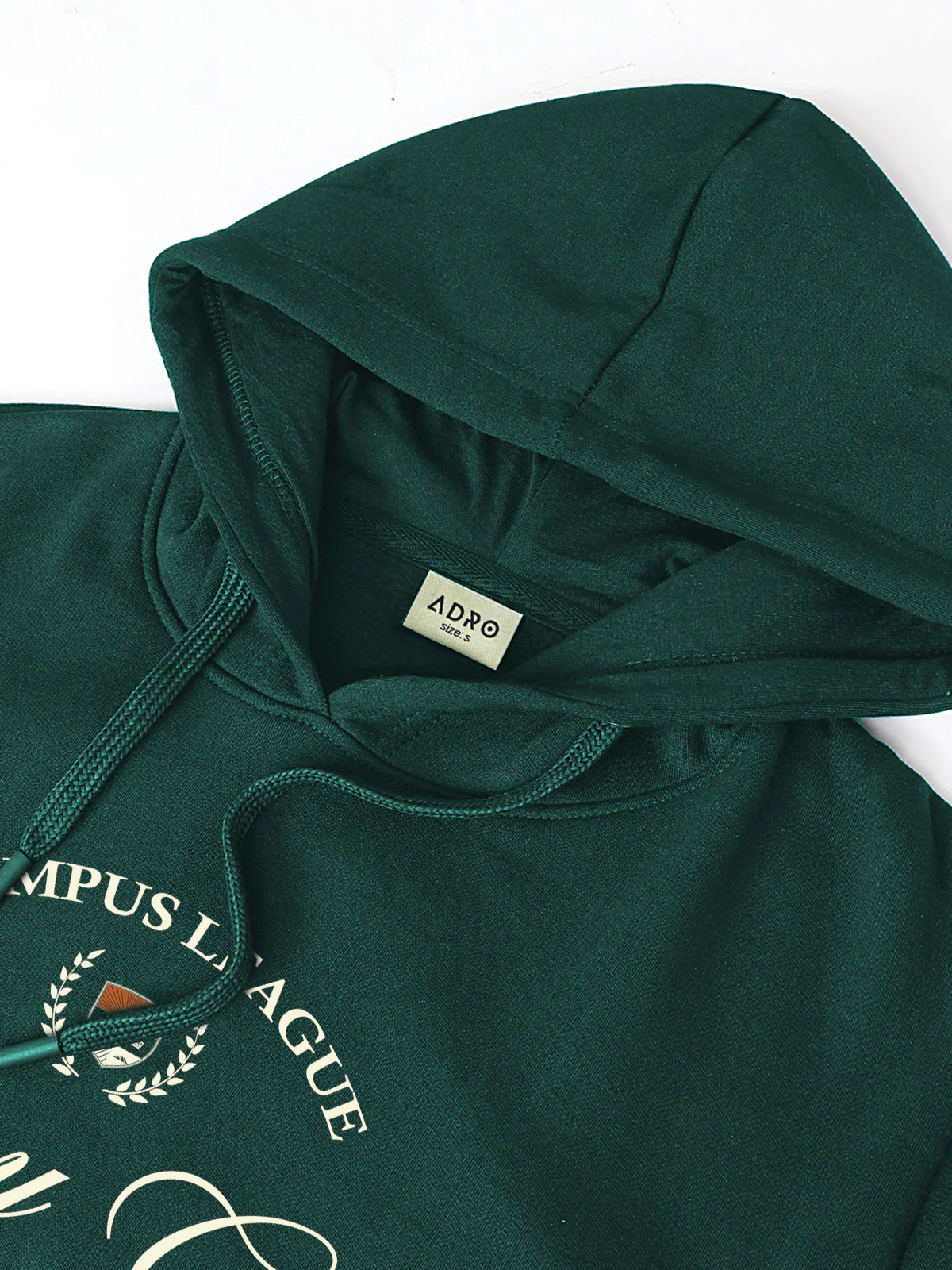 Men Green Printed Hoodie - Image 4