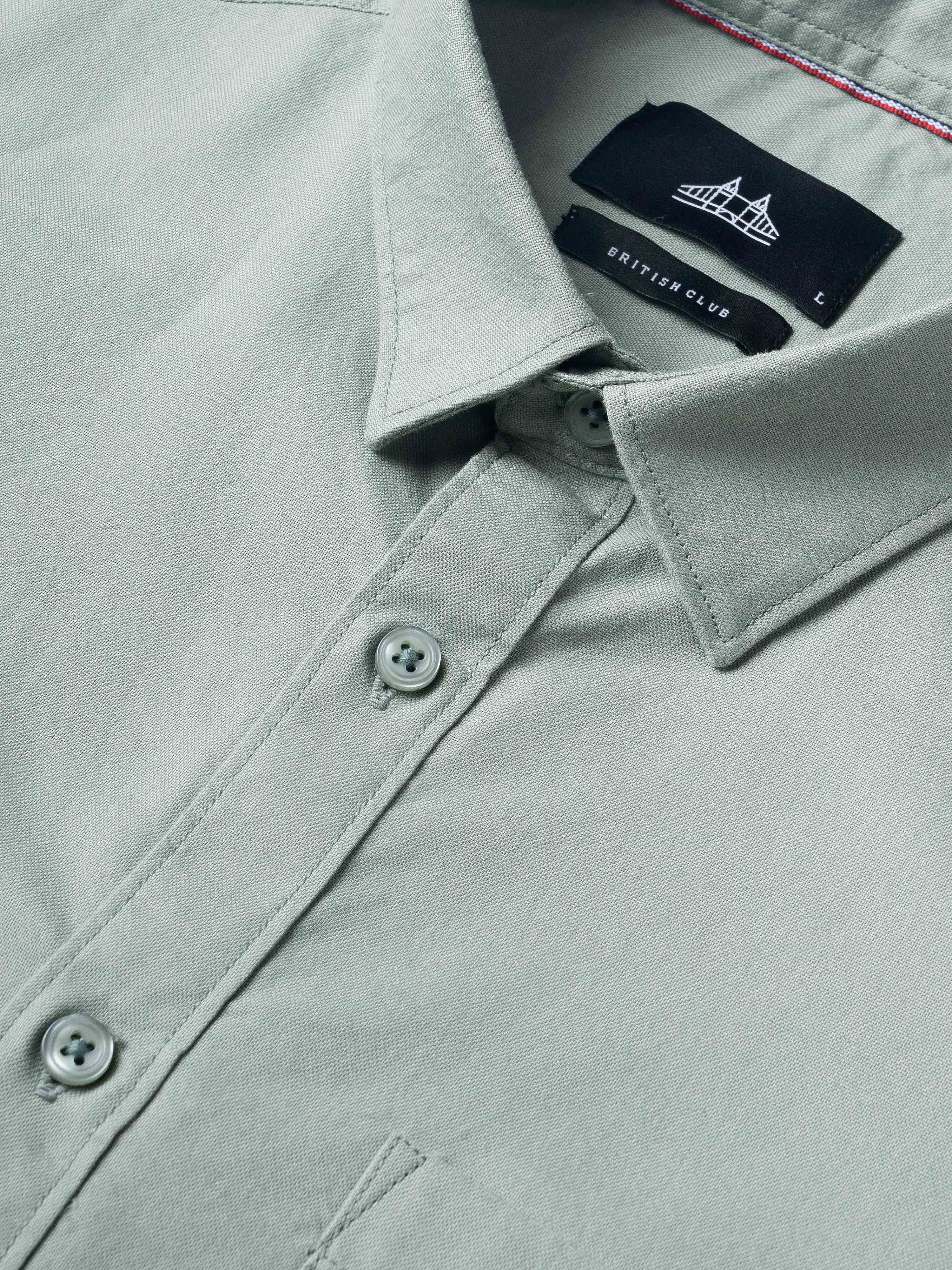 Men Green Casual Shirt - Image 8