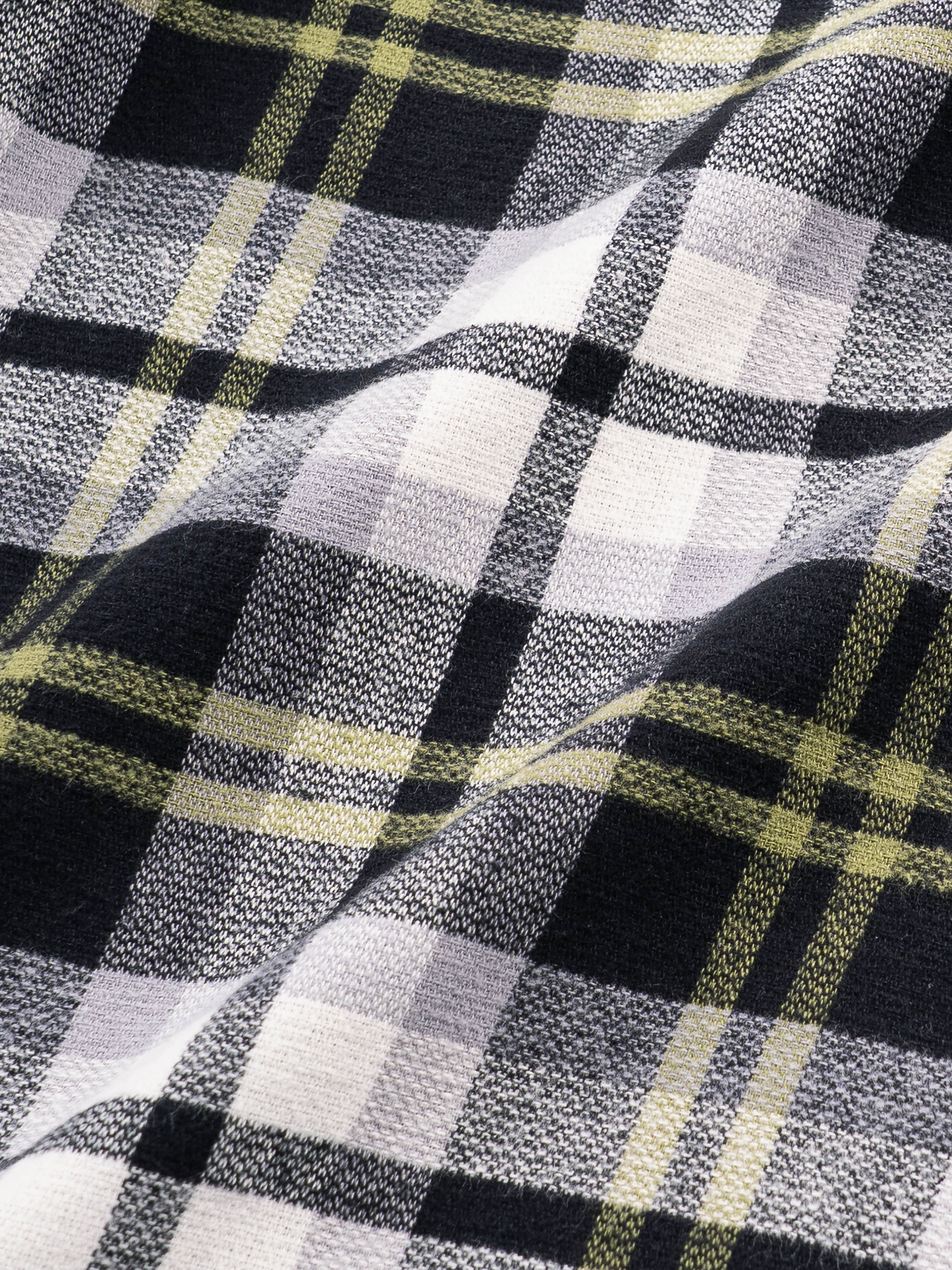Men Green Checked Shirt - Image 8