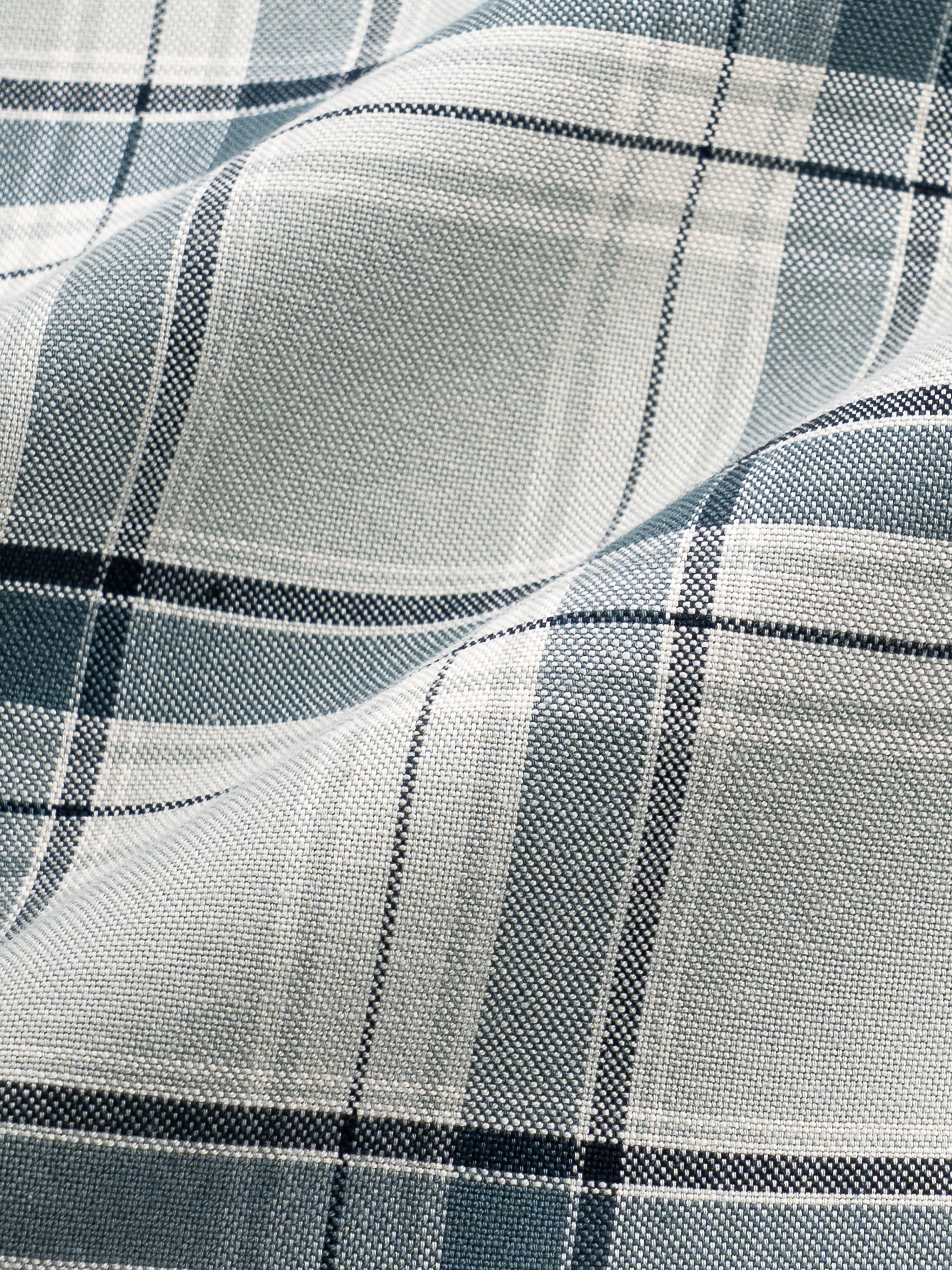 Men Green Checked Shirt - Image 8