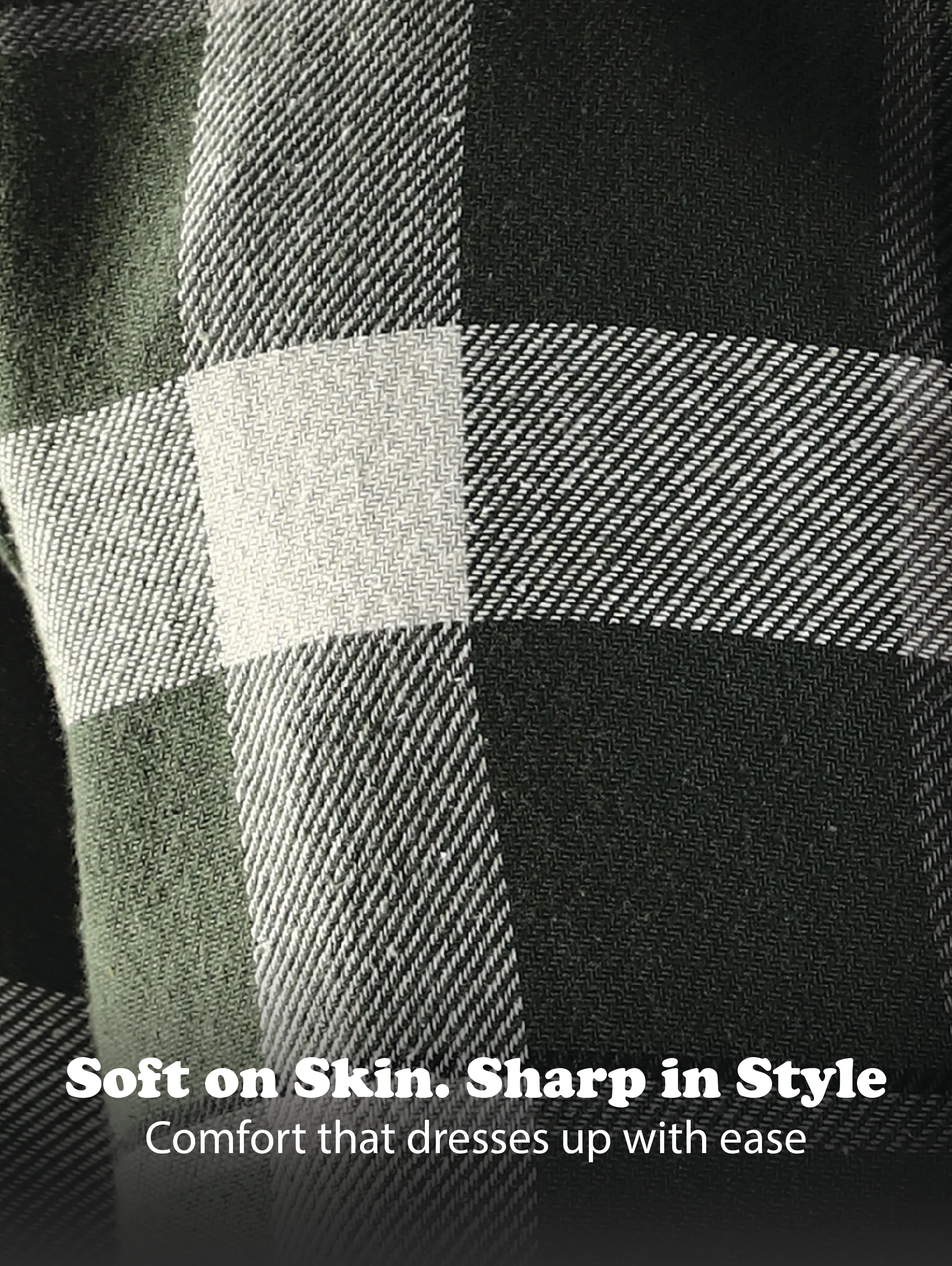 Men Green Cotton Blend Slim Checked Shirt - Image 14