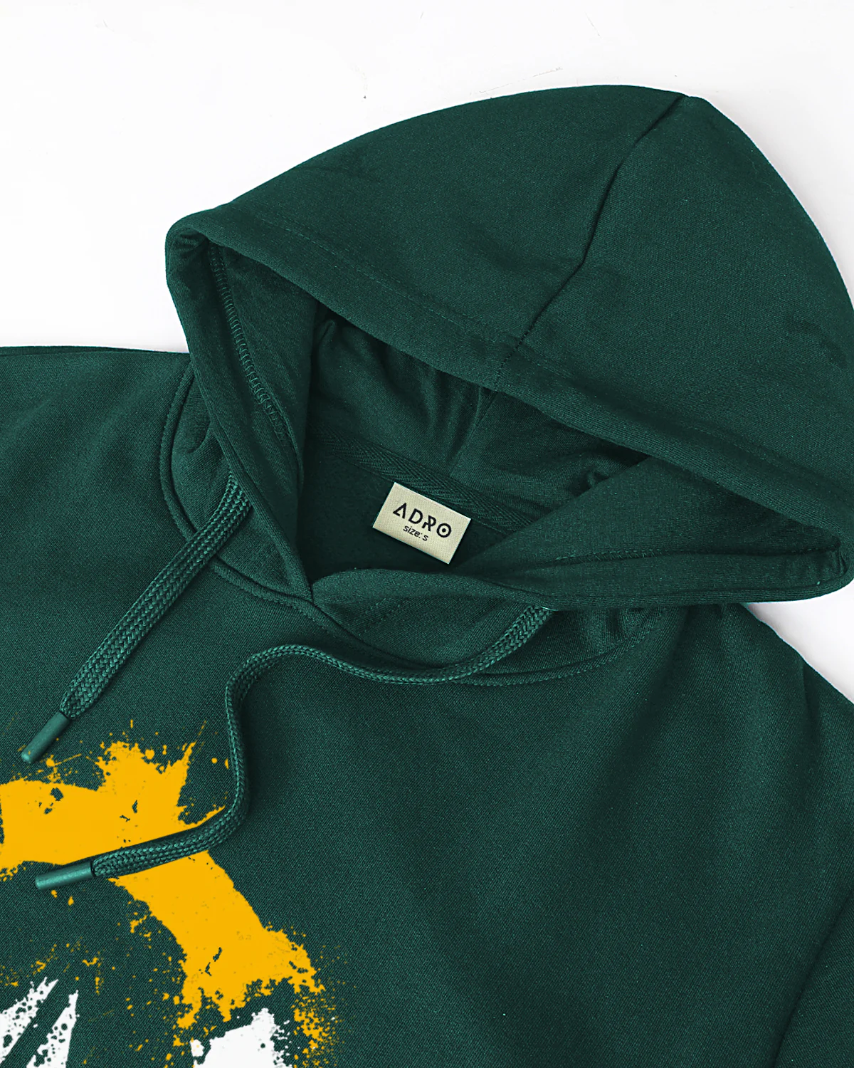 Men Green Long Lasting Printed Hoodie - Image 5
