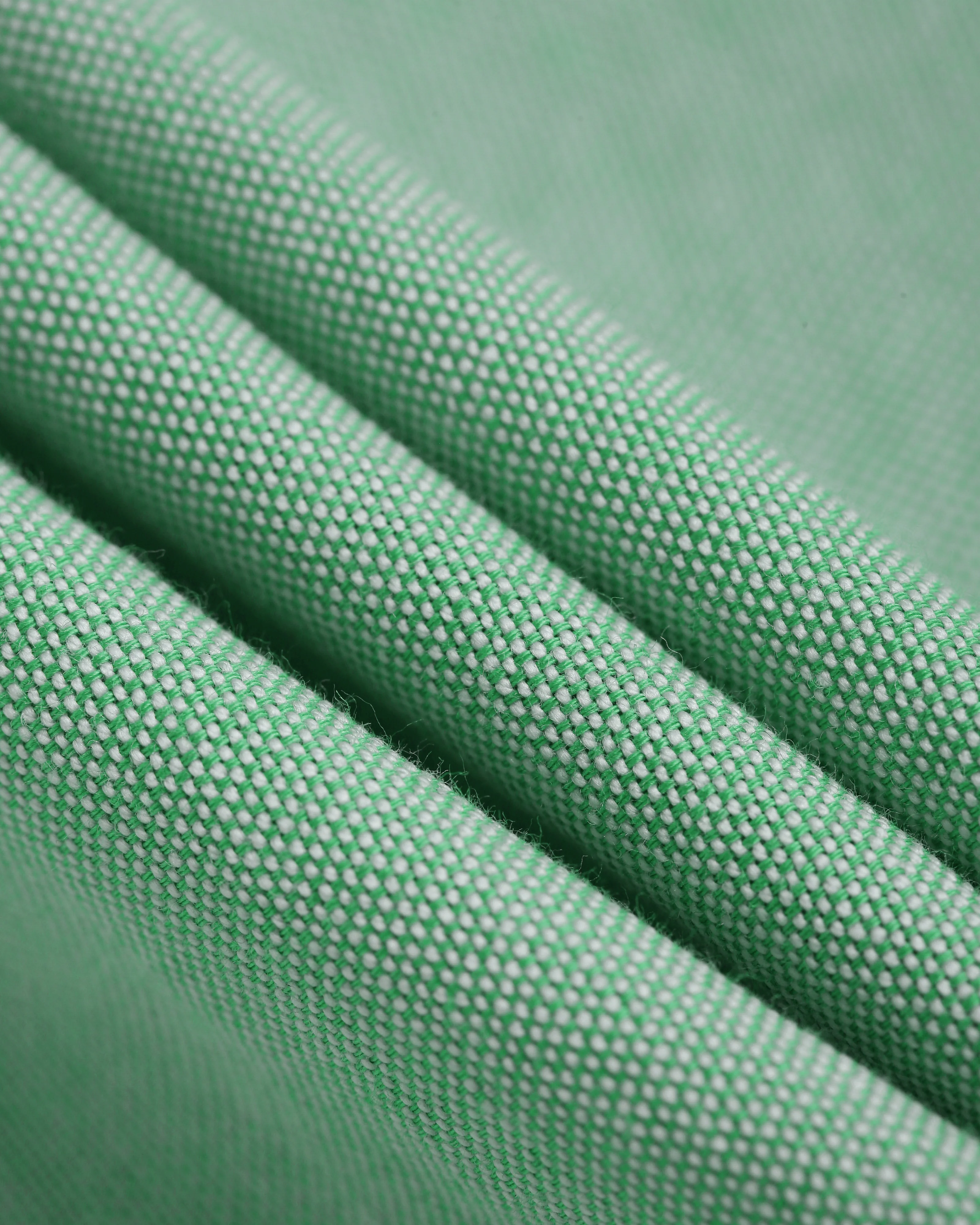 Men Green Oxford Shirt - Image 5