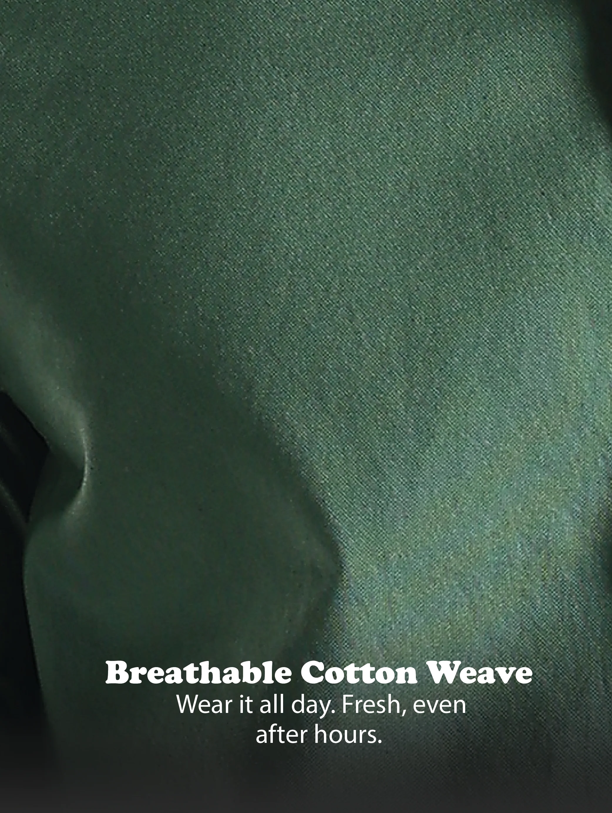 Men Green Oxford Solid Shirt - Image 14