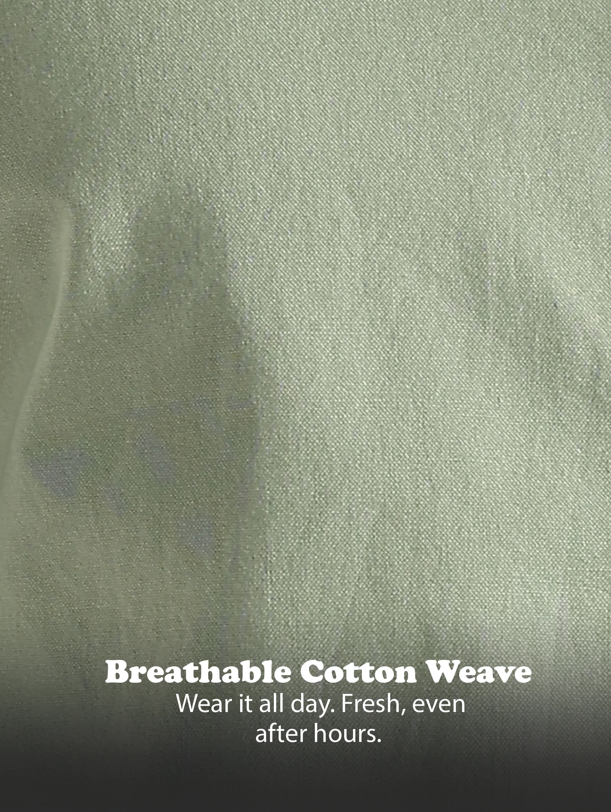 Men Green Oxford Solid Shirt - Image 14