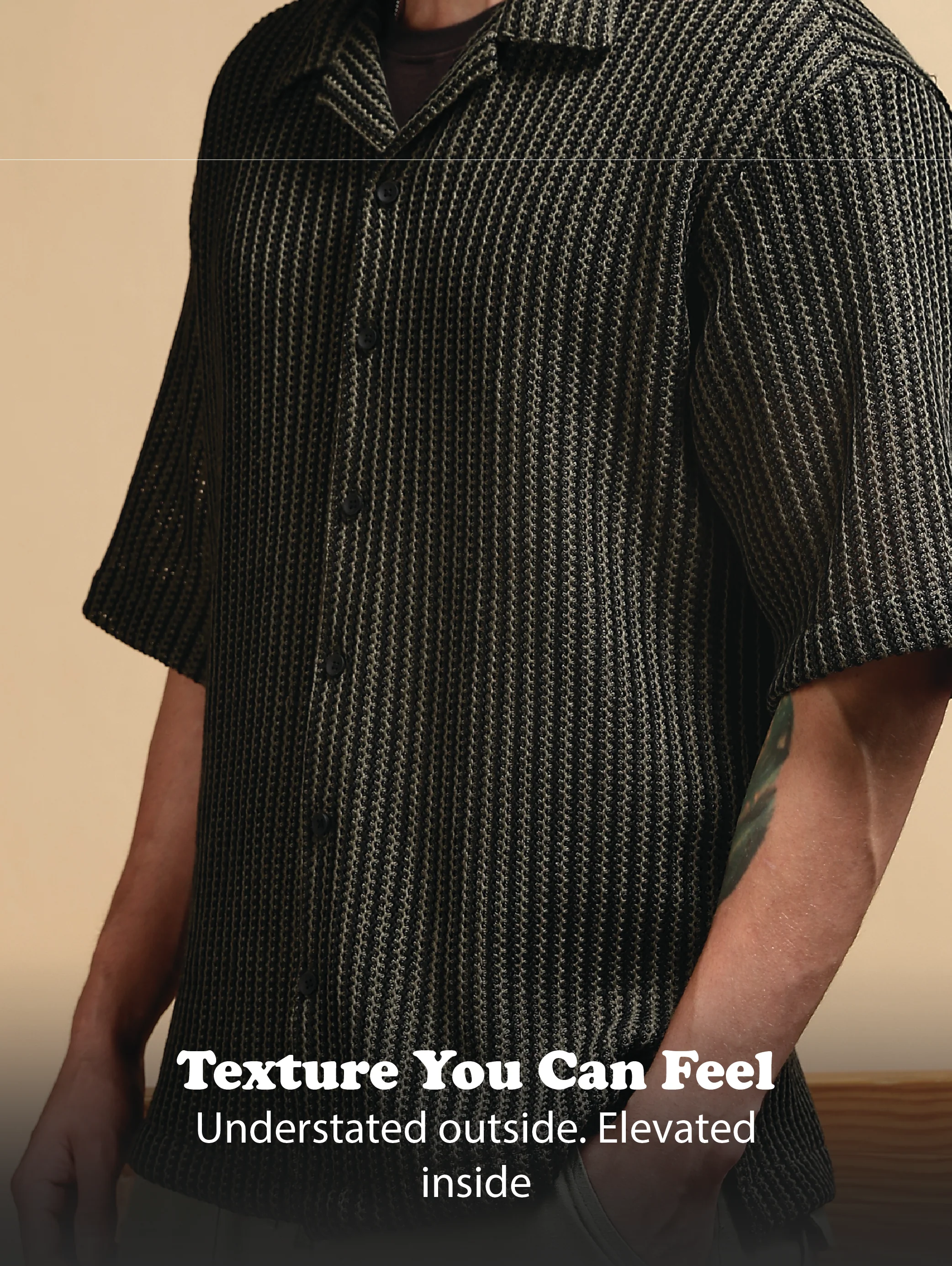Men Green Polyester Relaxed Fit Shirt - Image 7