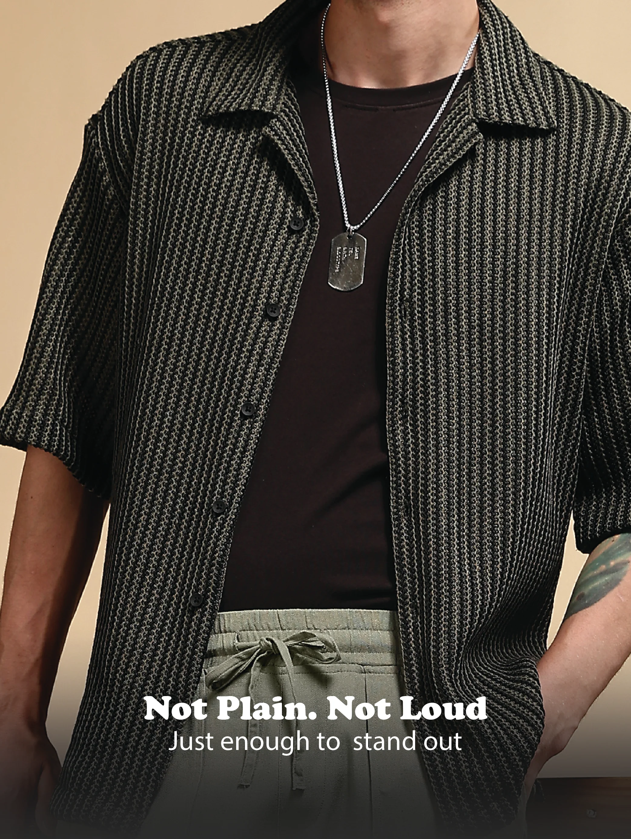 Men Green Polyester Relaxed Fit Shirt - Image 9