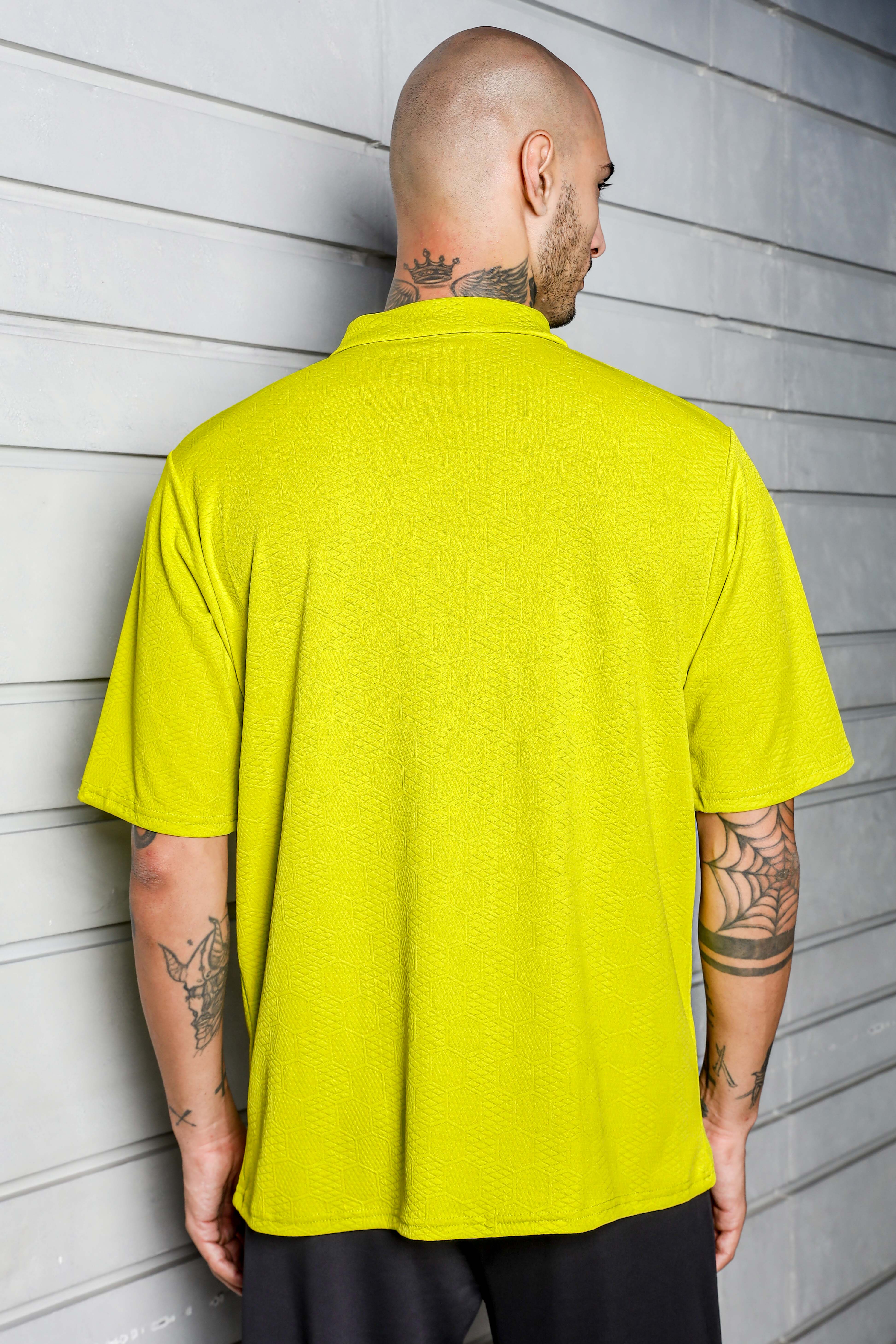 Men Green Relaxed Fit T-shirt - Image 3