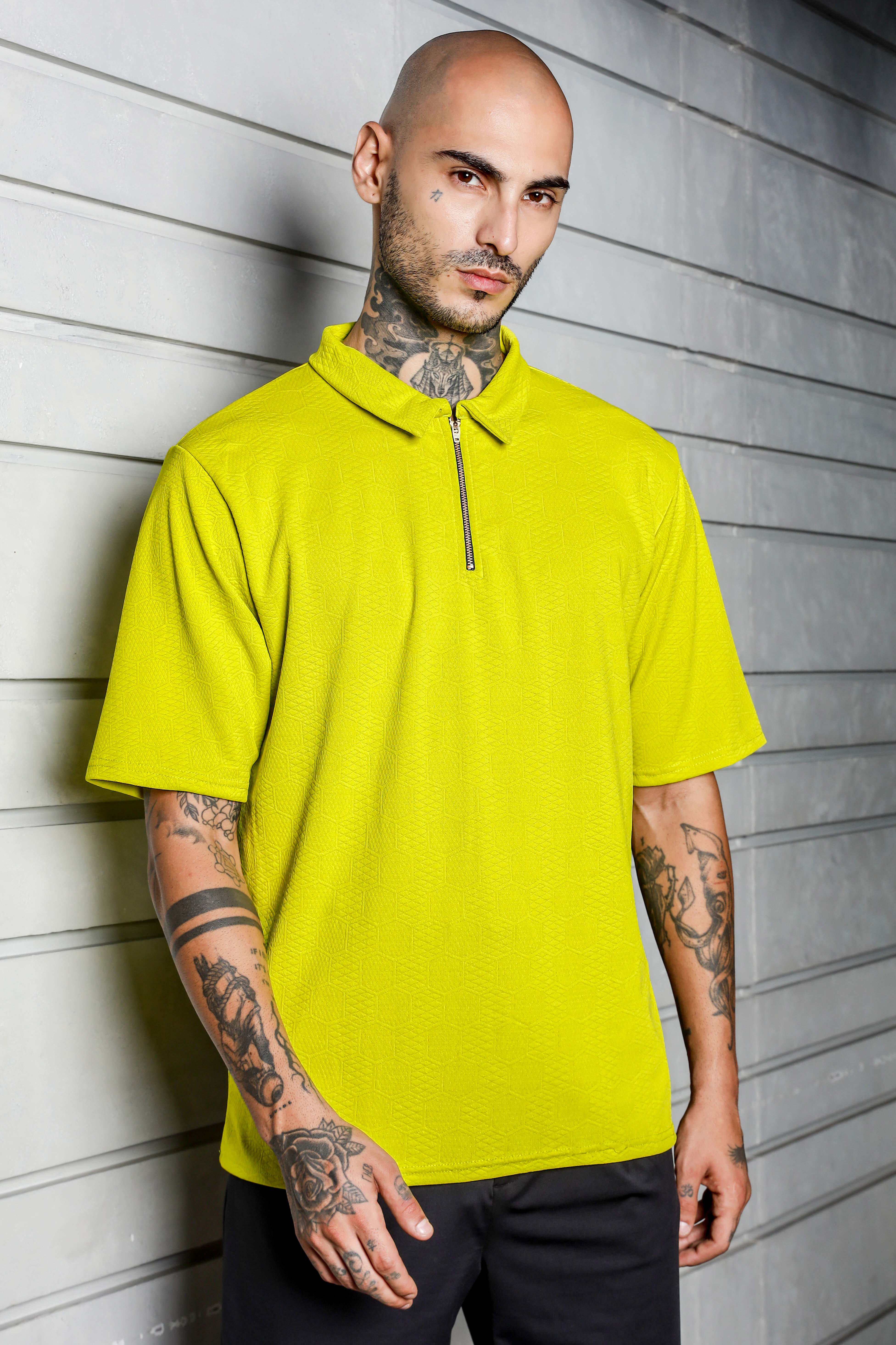 Men Green Relaxed Fit T-shirt - Image 5