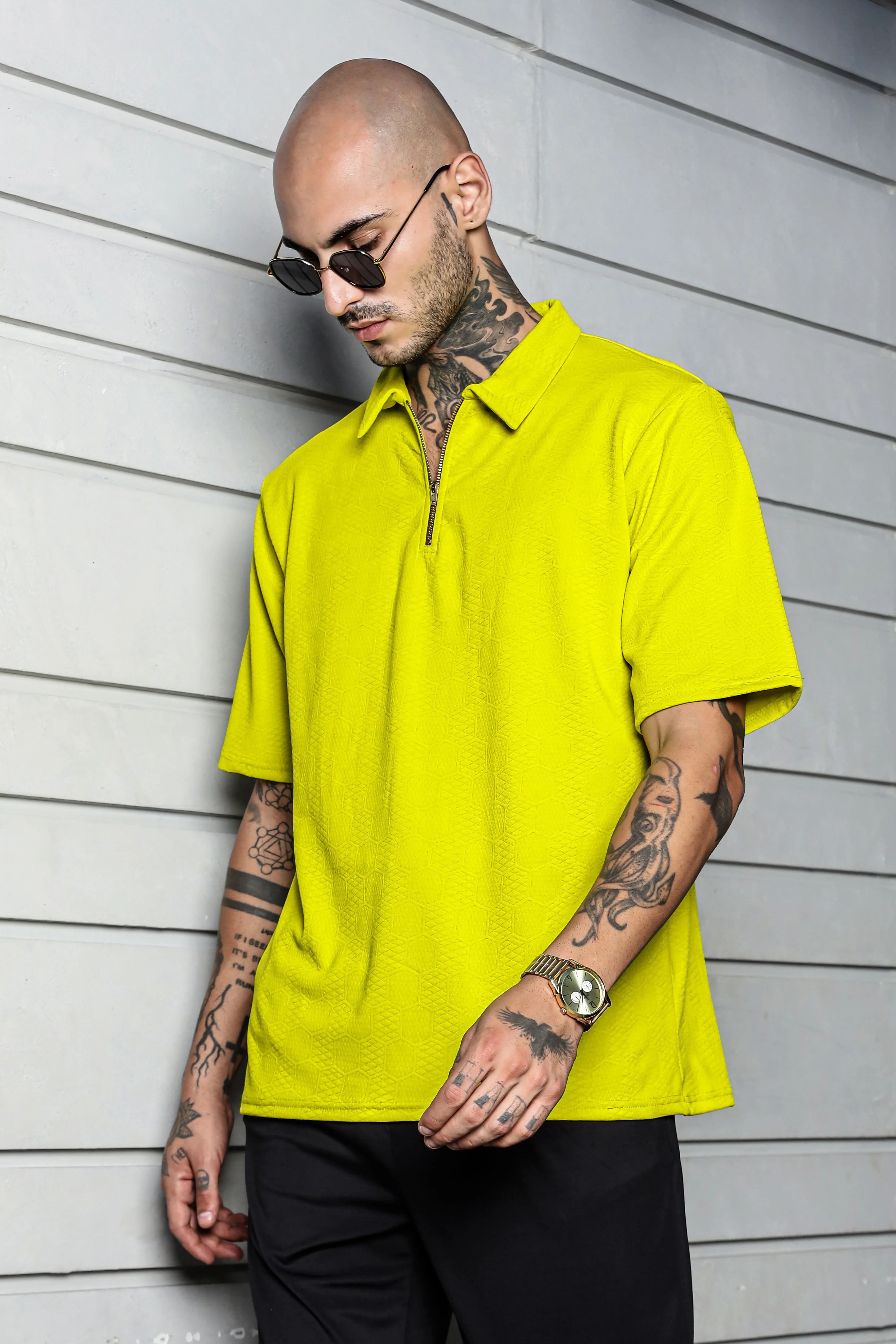 Men Green Relaxed Fit T-shirt - Image 6