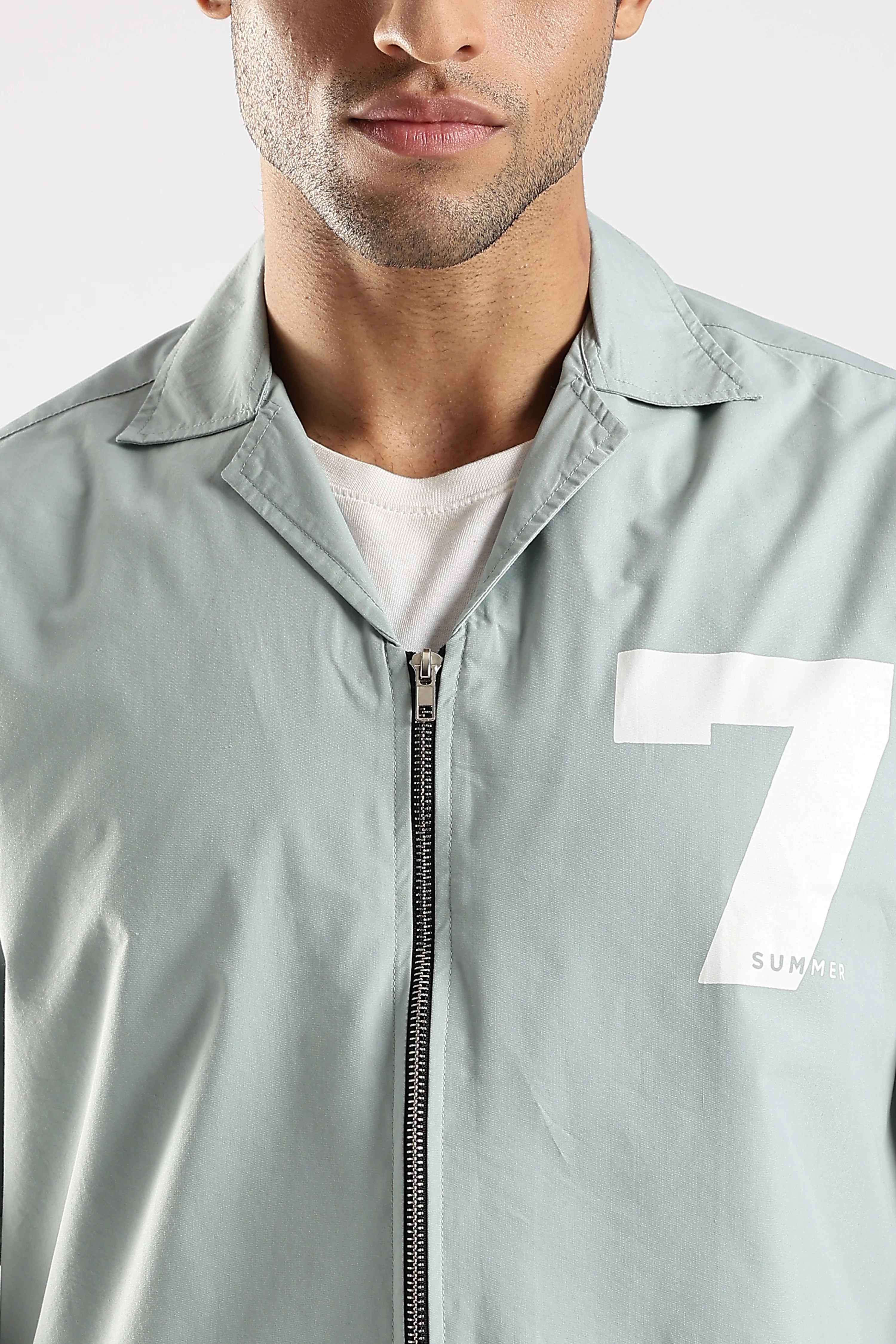 Men Green Slim Fit Shirt - Image 5