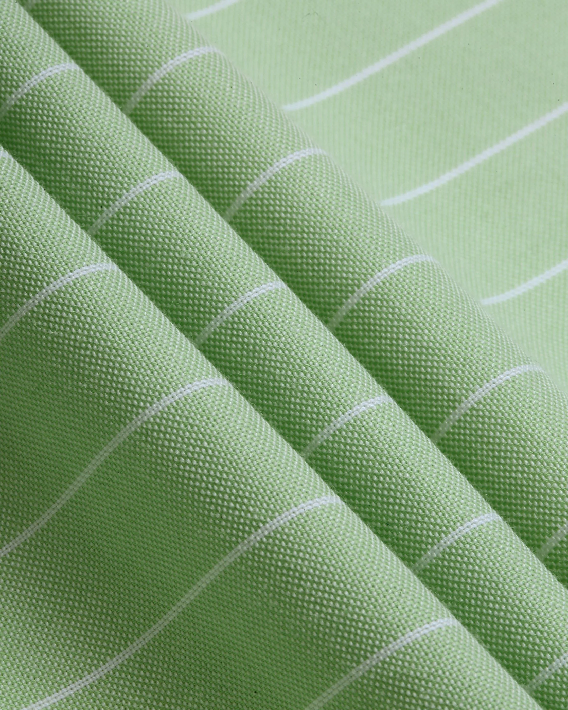 Men Green Striped Shirt - Image 8