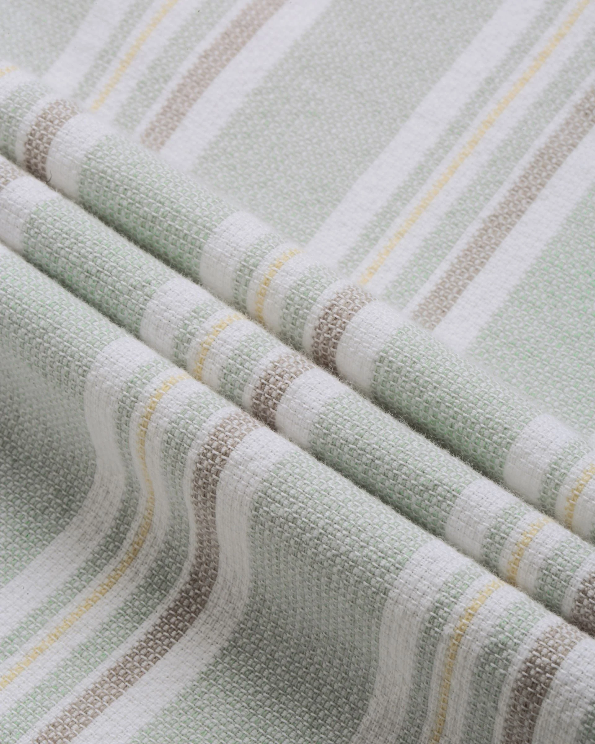 Men Green Striped Shirt - Image 7