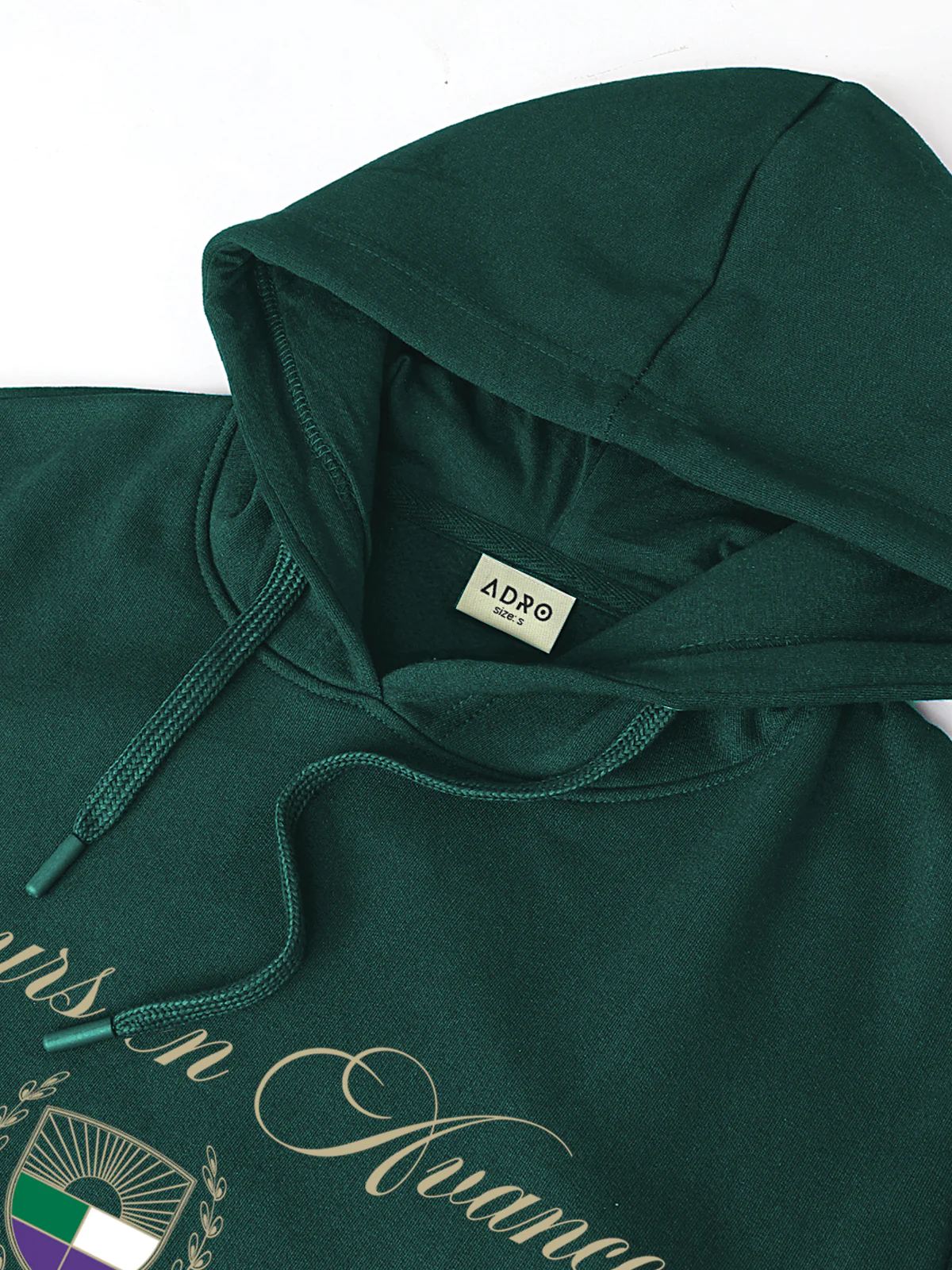 Men Green Printed Hoodie - Image 3