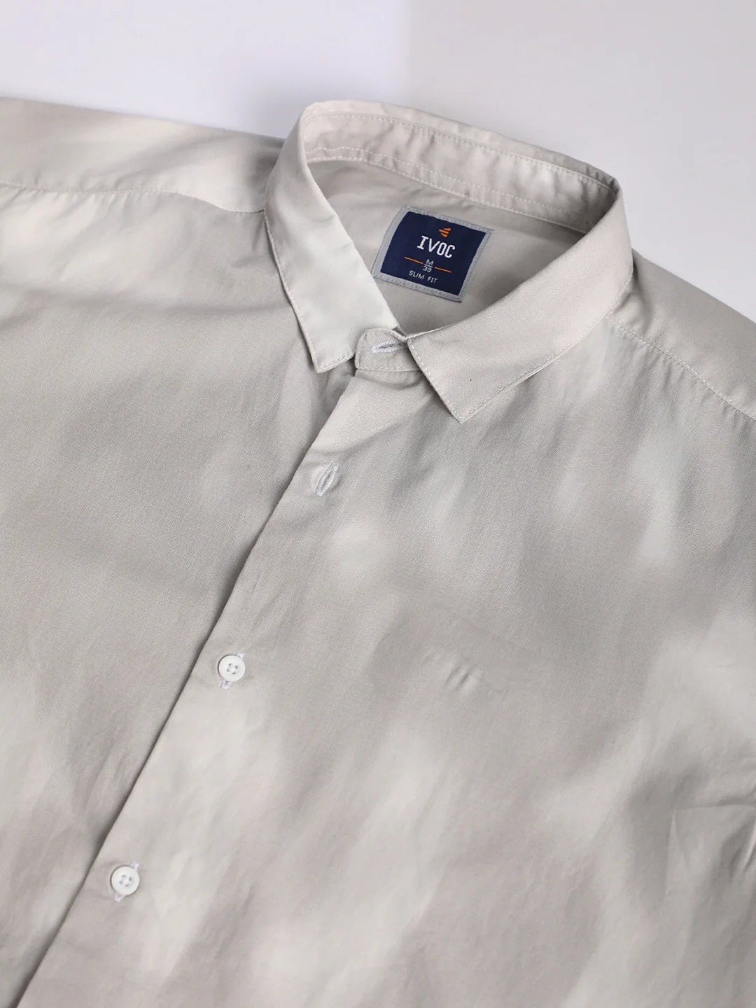 Men Grey Abstract Printed Shirt - Image 6