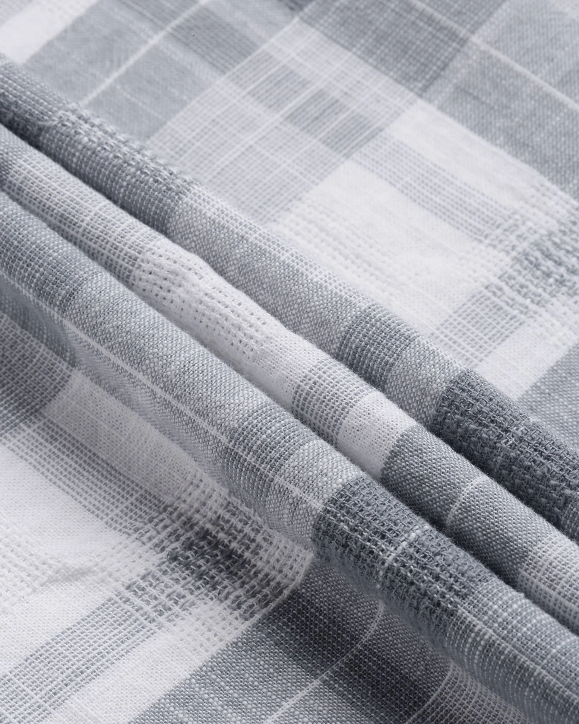 Men Grey Checked Shirt - Image 7