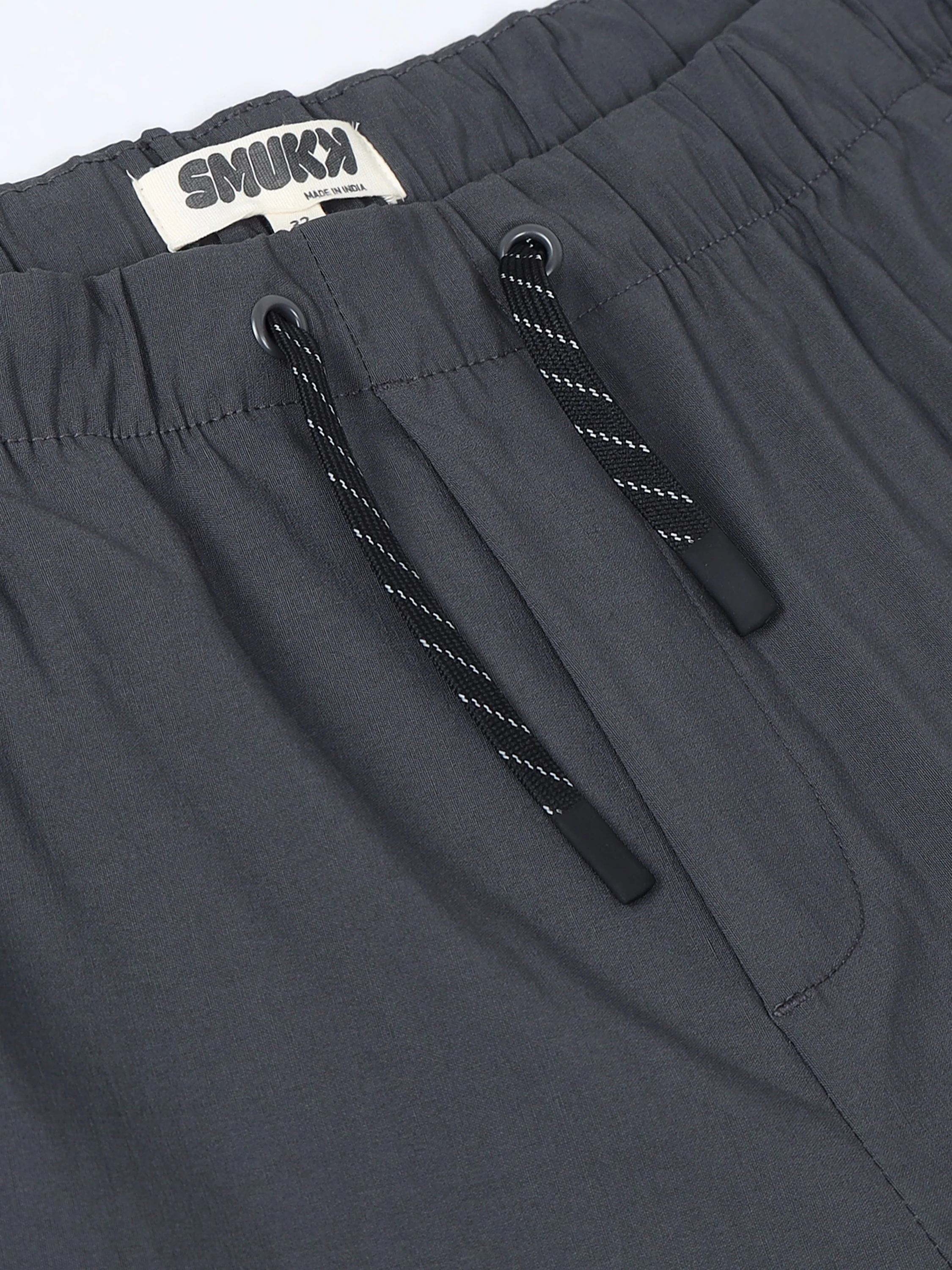 Men Grey Parachute Pants - Image 5